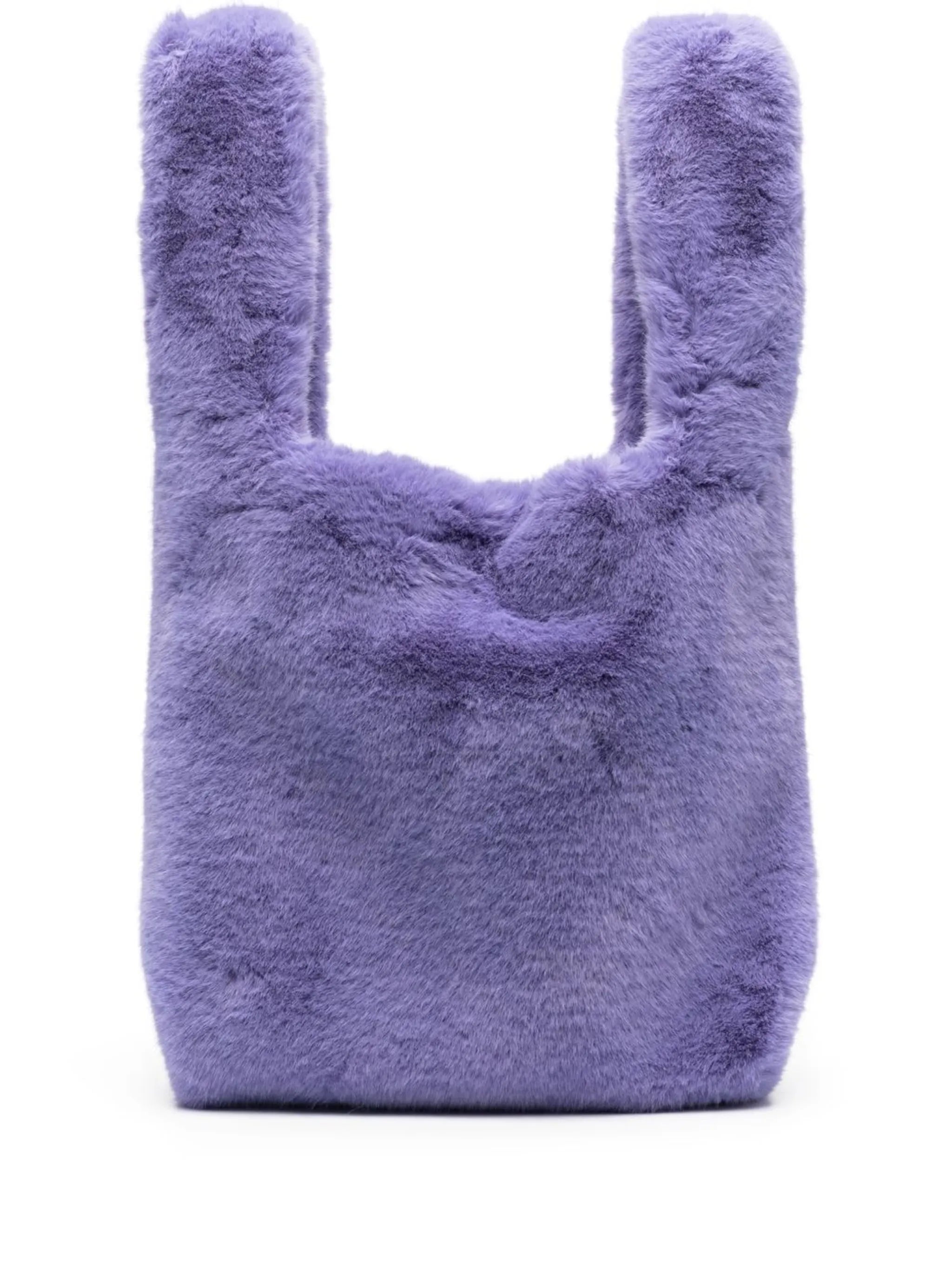 faux-fur tote bag