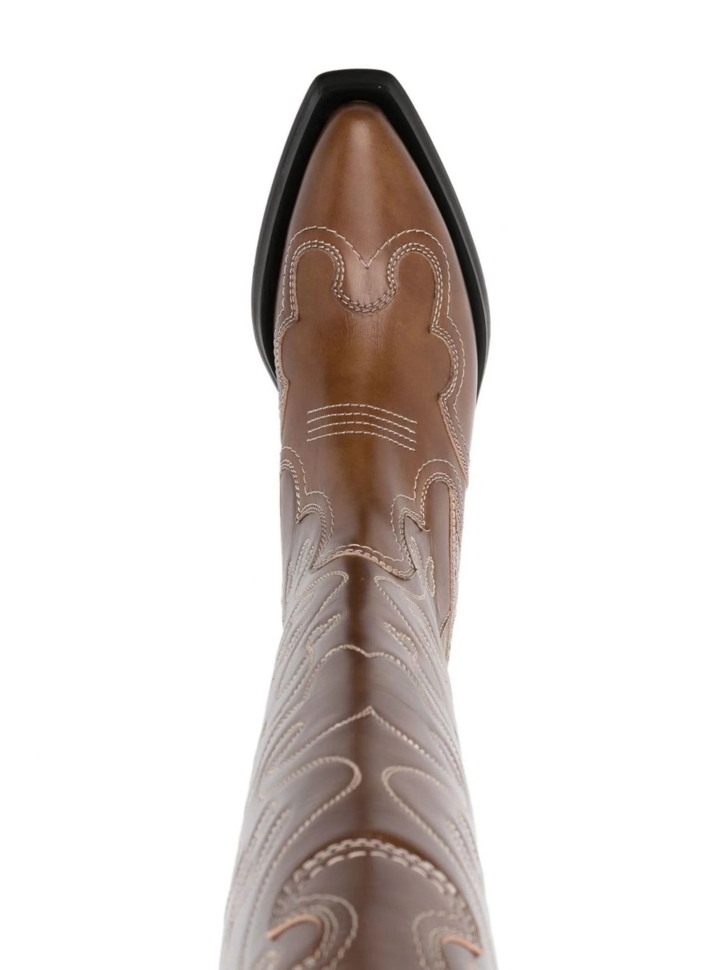embroidered 40mm knee-high boots