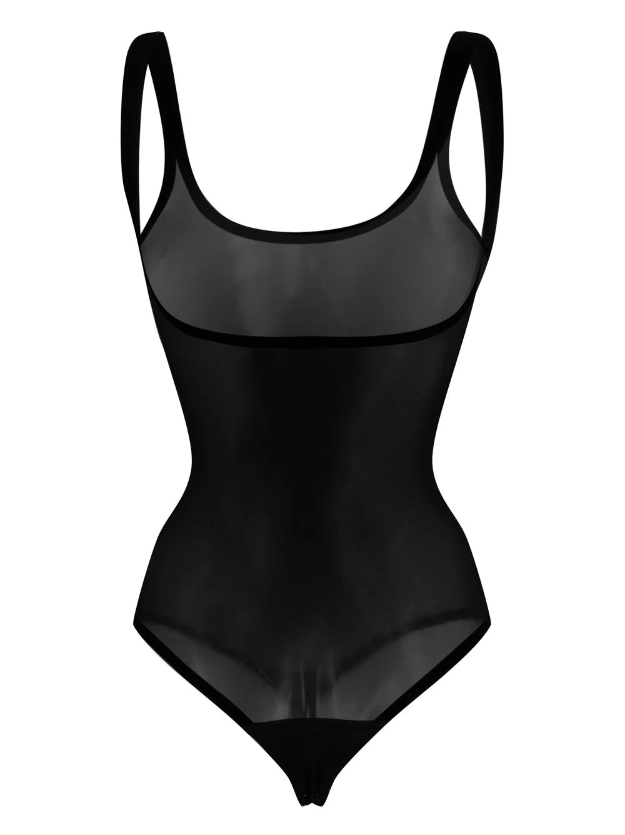semi-sheer tulle bodysuit
