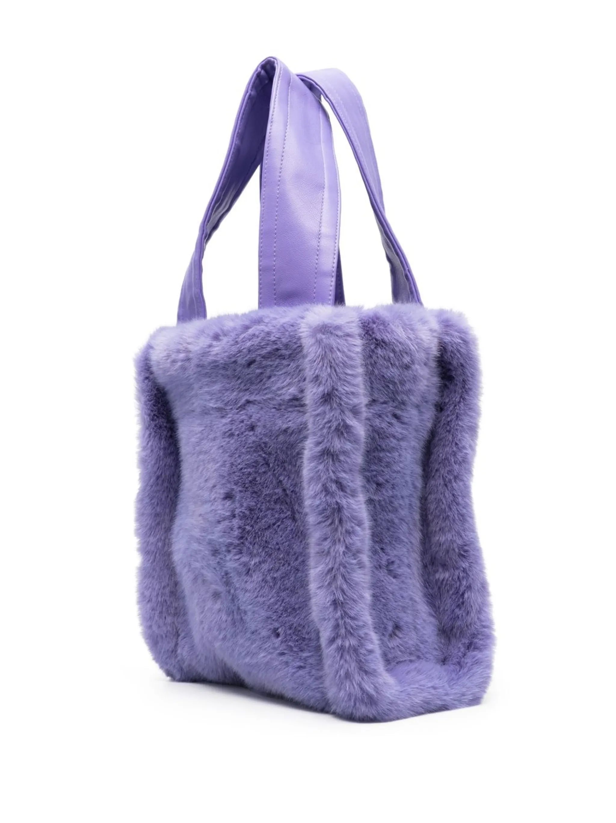 Lucille shearling-style tote bag