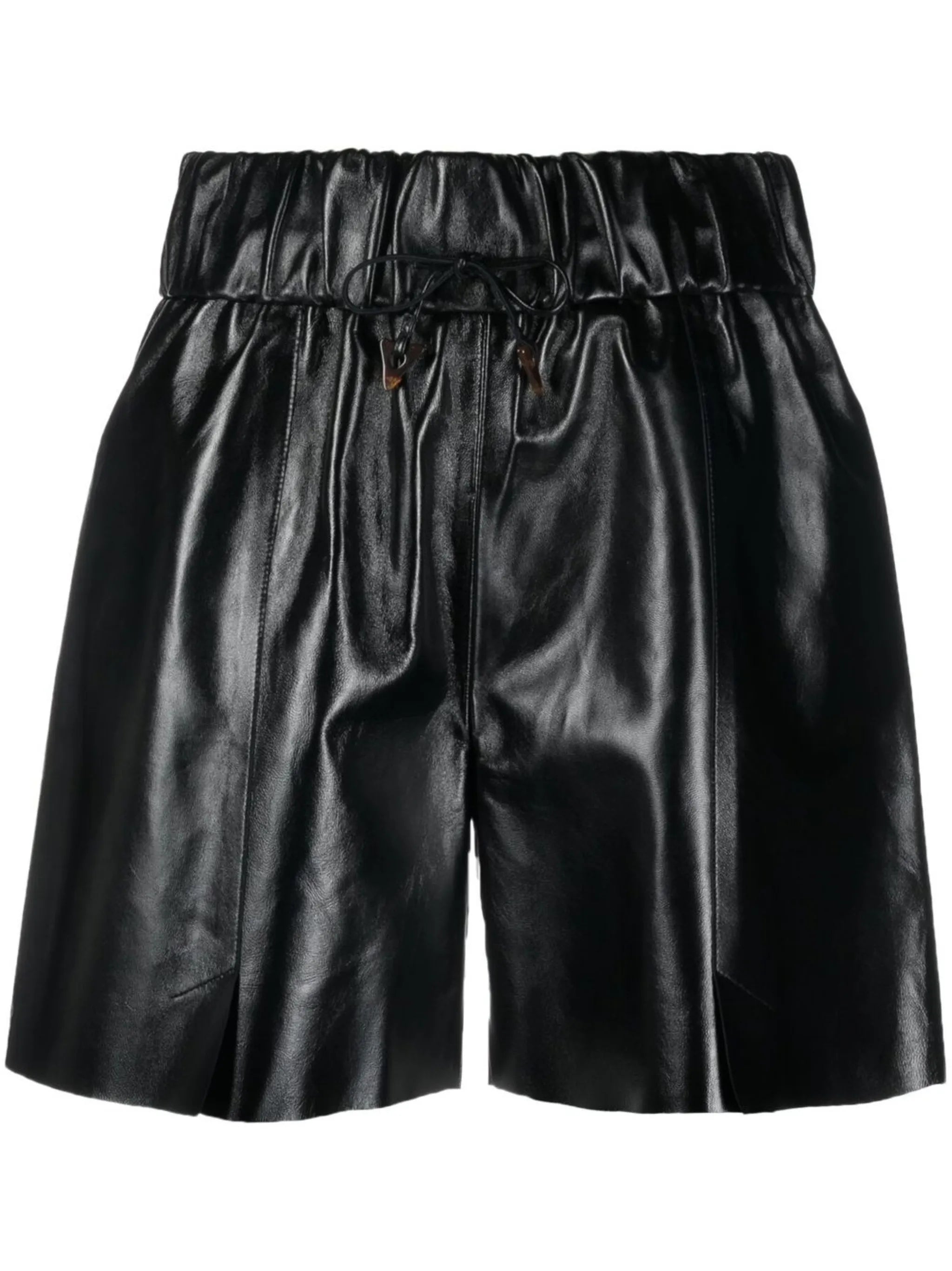 high-waist wide-leg shorts