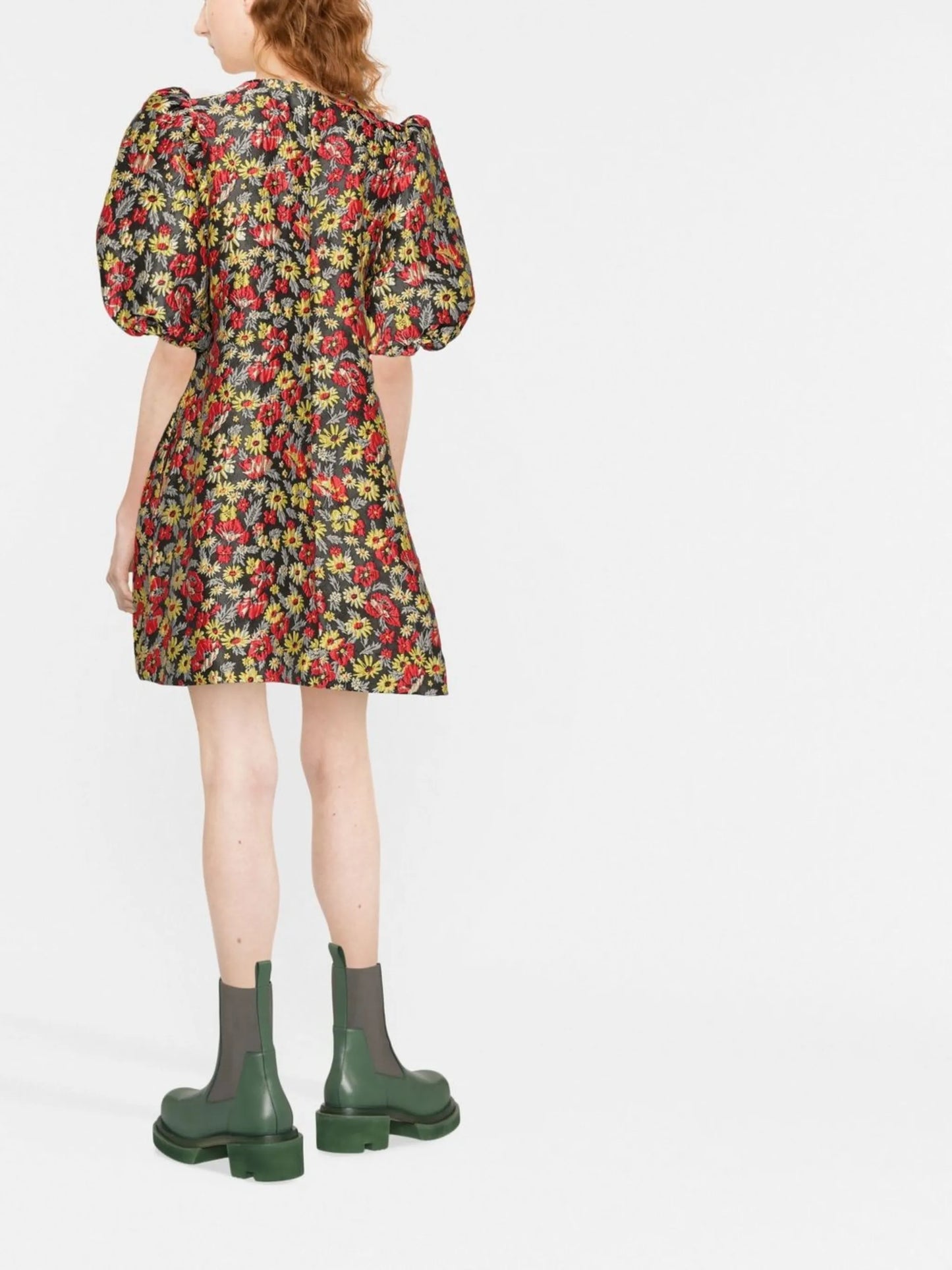 floral-print dress
