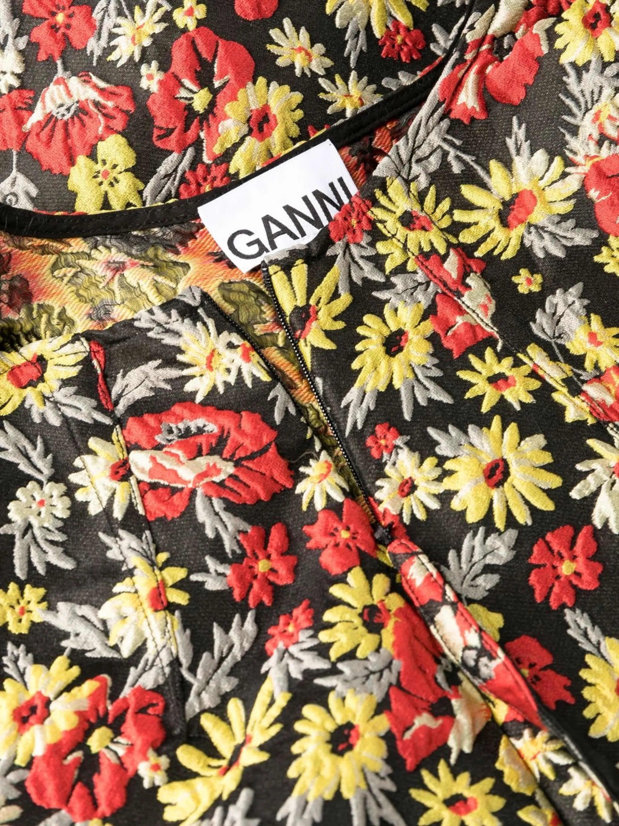 floral-print dress