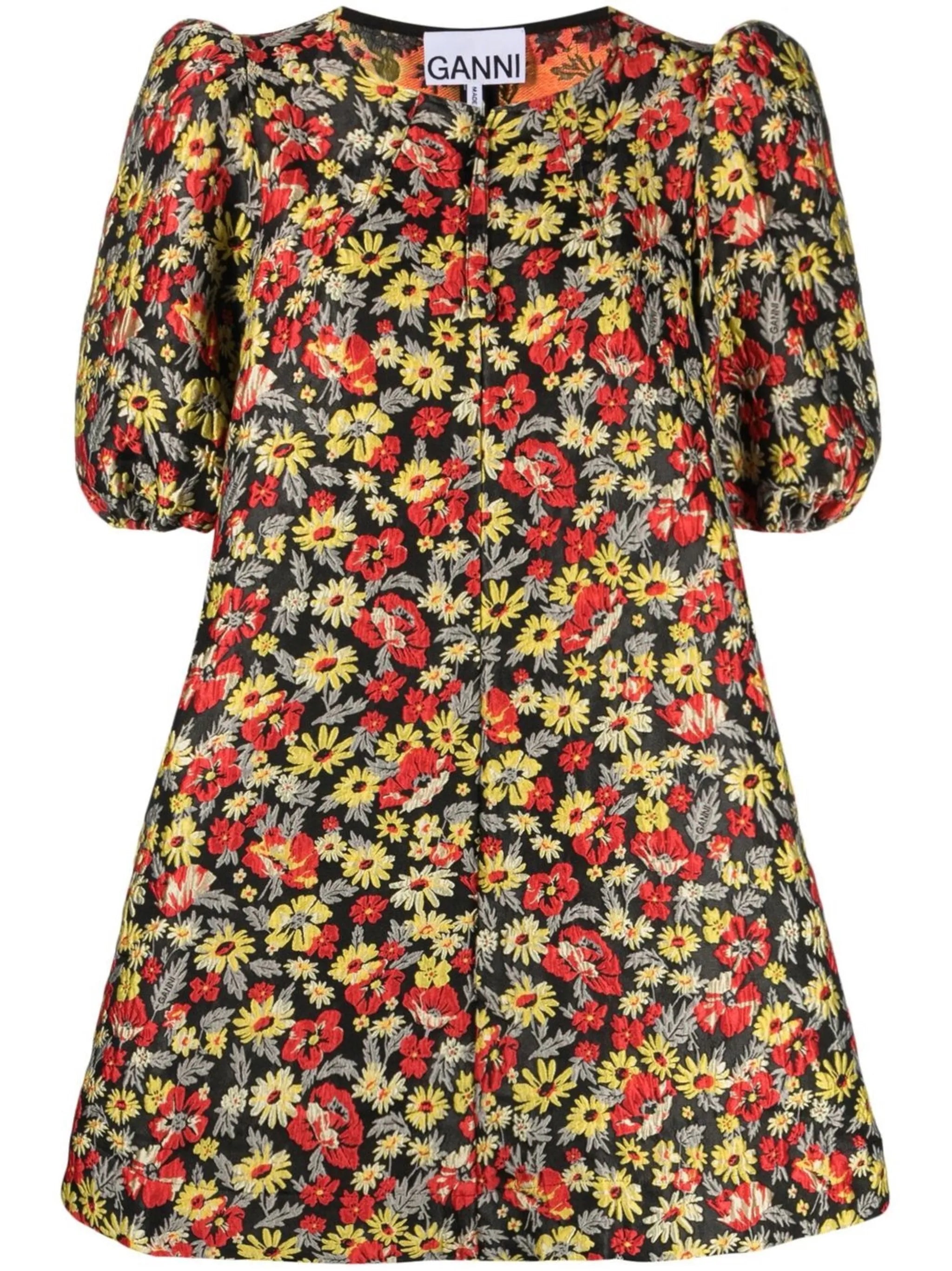 floral-print dress