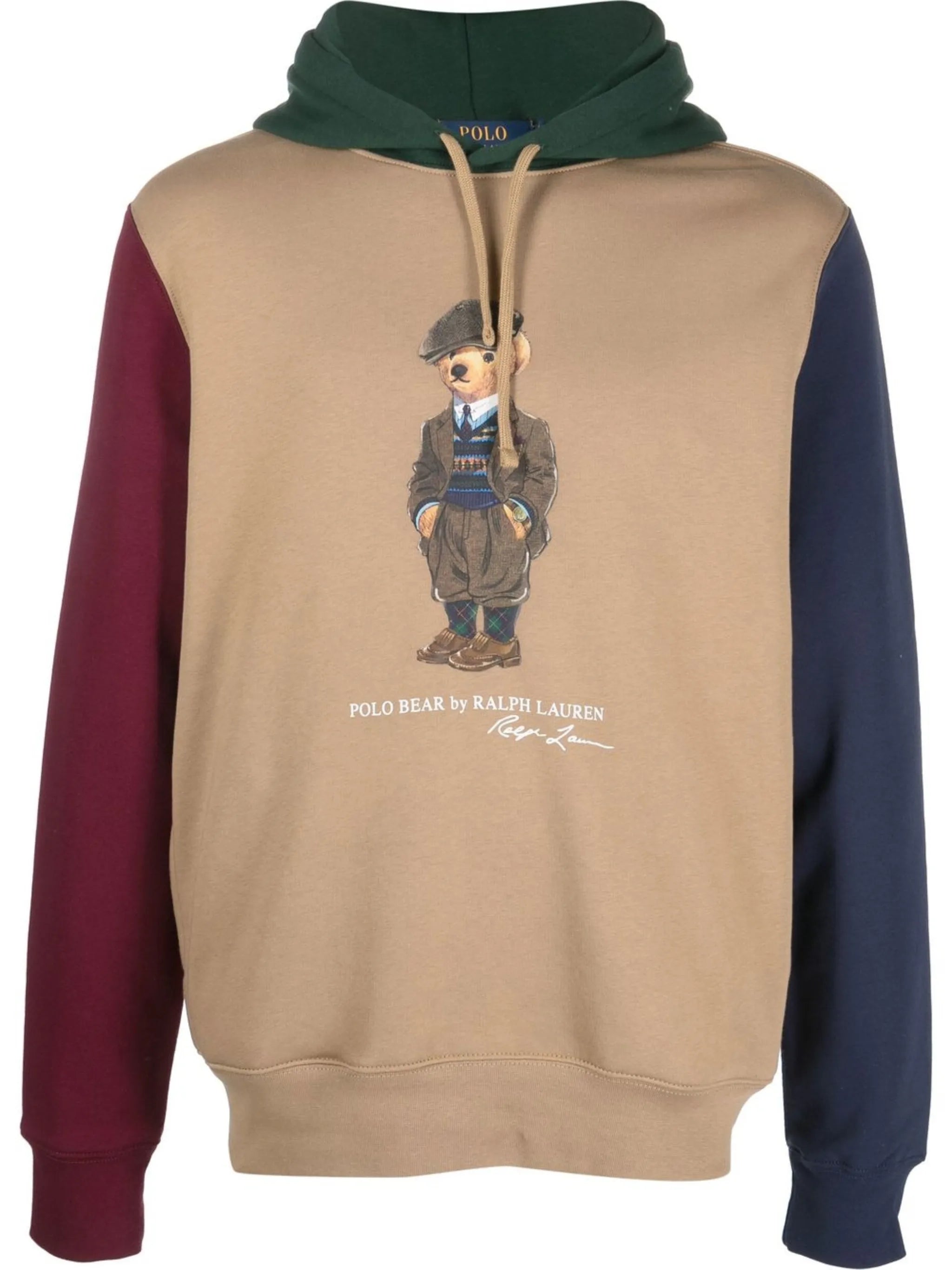 signature-polo-bear cotton hoodie