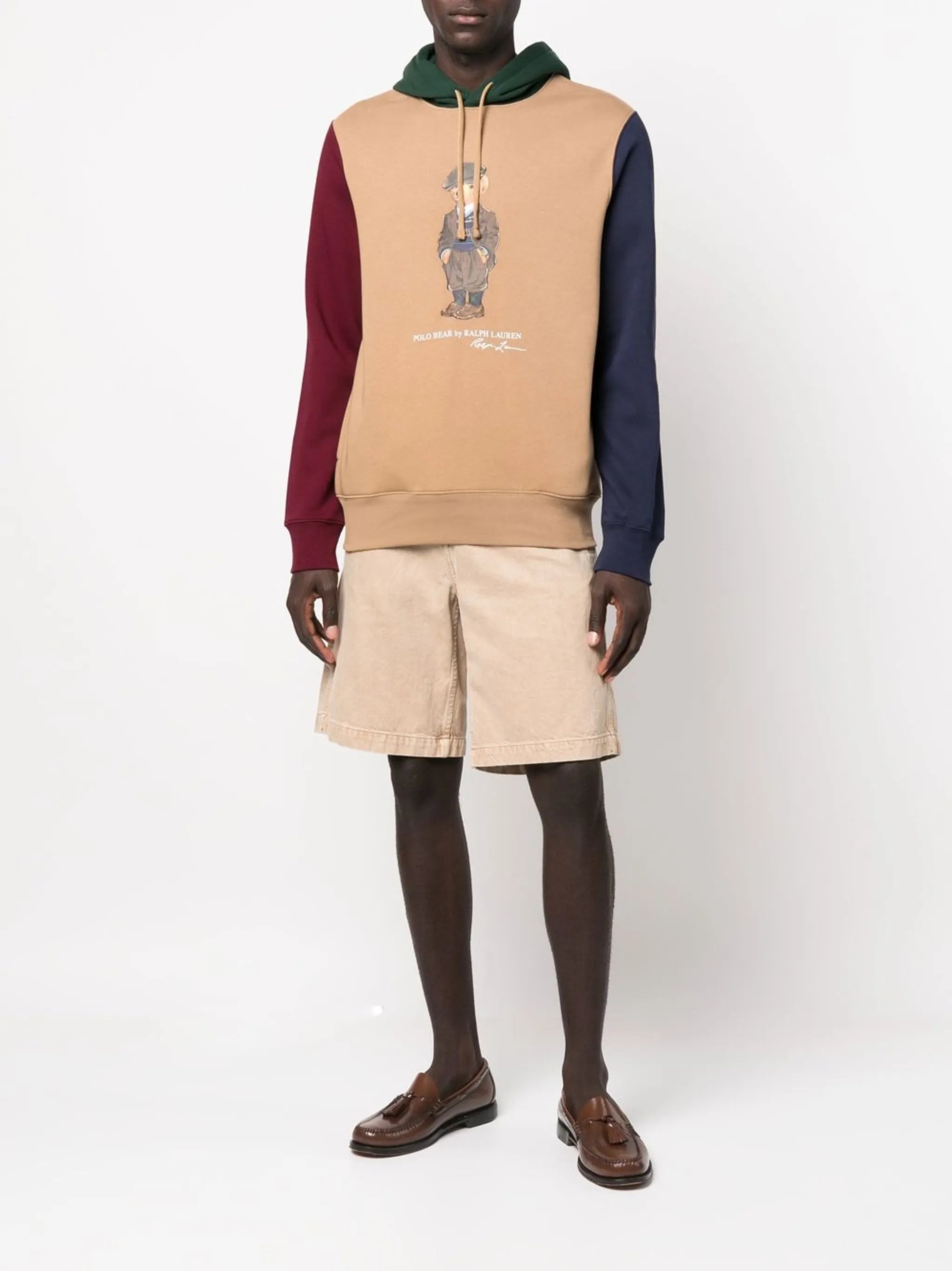 signature-polo-bear cotton hoodie