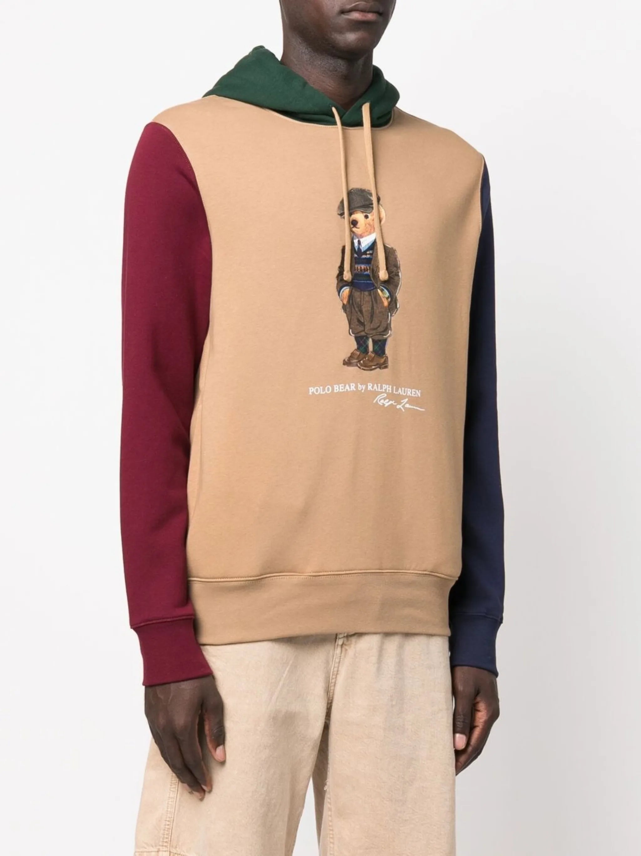 signature-polo-bear cotton hoodie