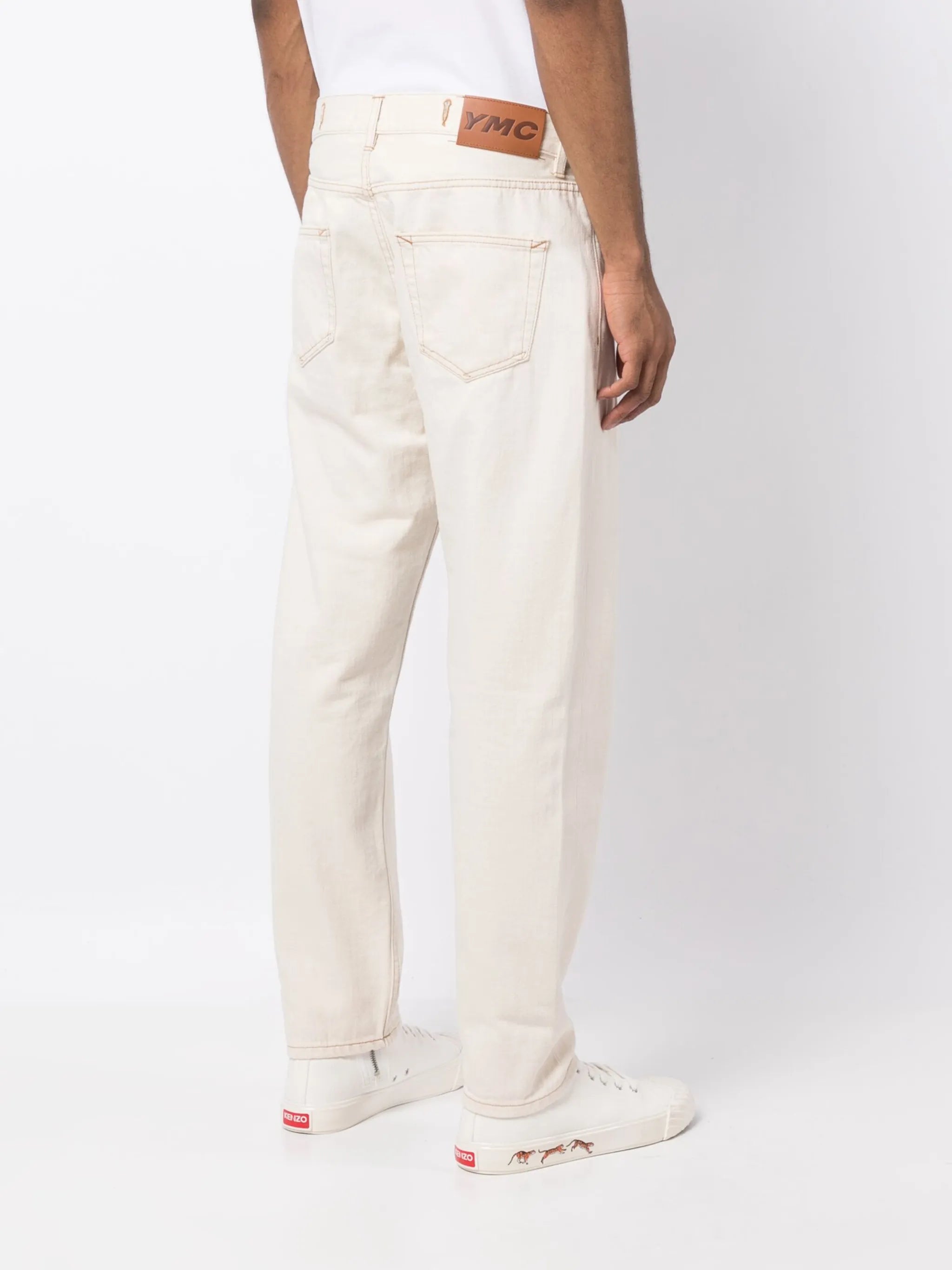 Tearaway tapered jeans