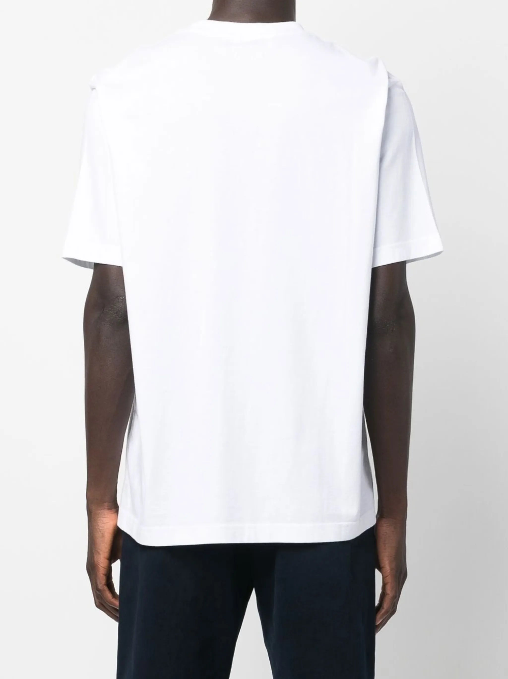 logo-embroidered T-shirt
