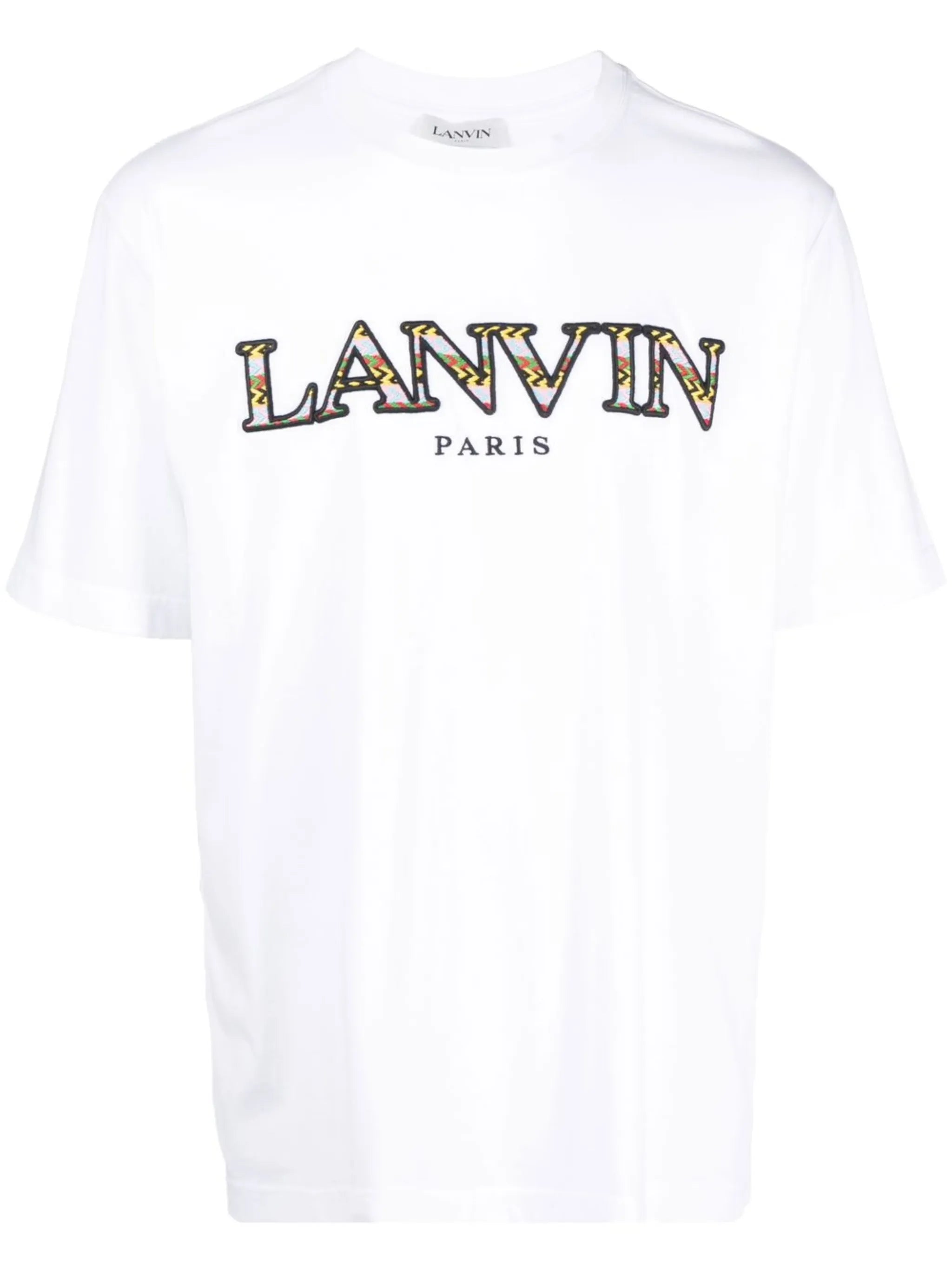 logo-embroidered T-shirt