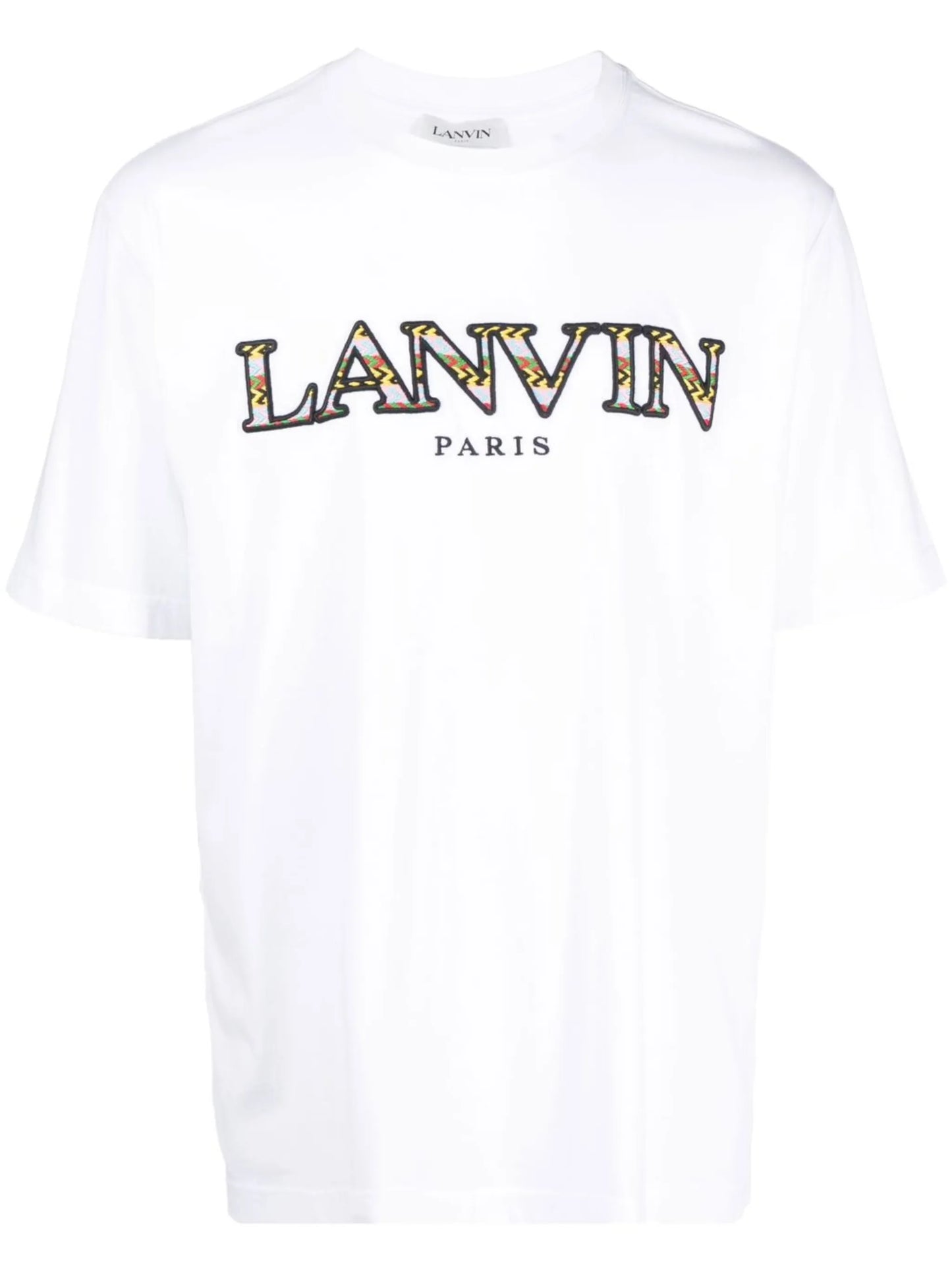 logo-embroidered T-shirt