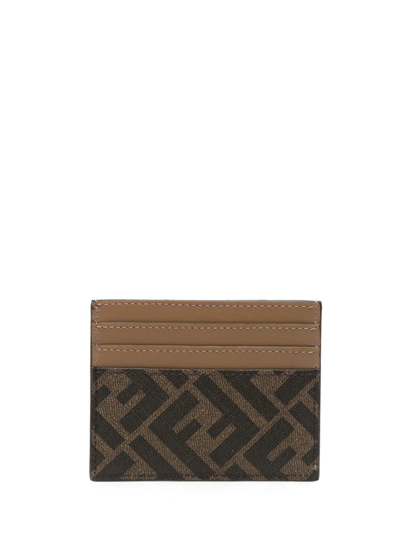 logo-print cardholder