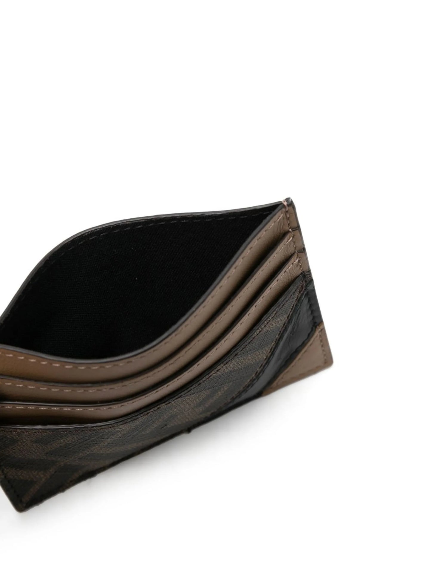 logo-print cardholder