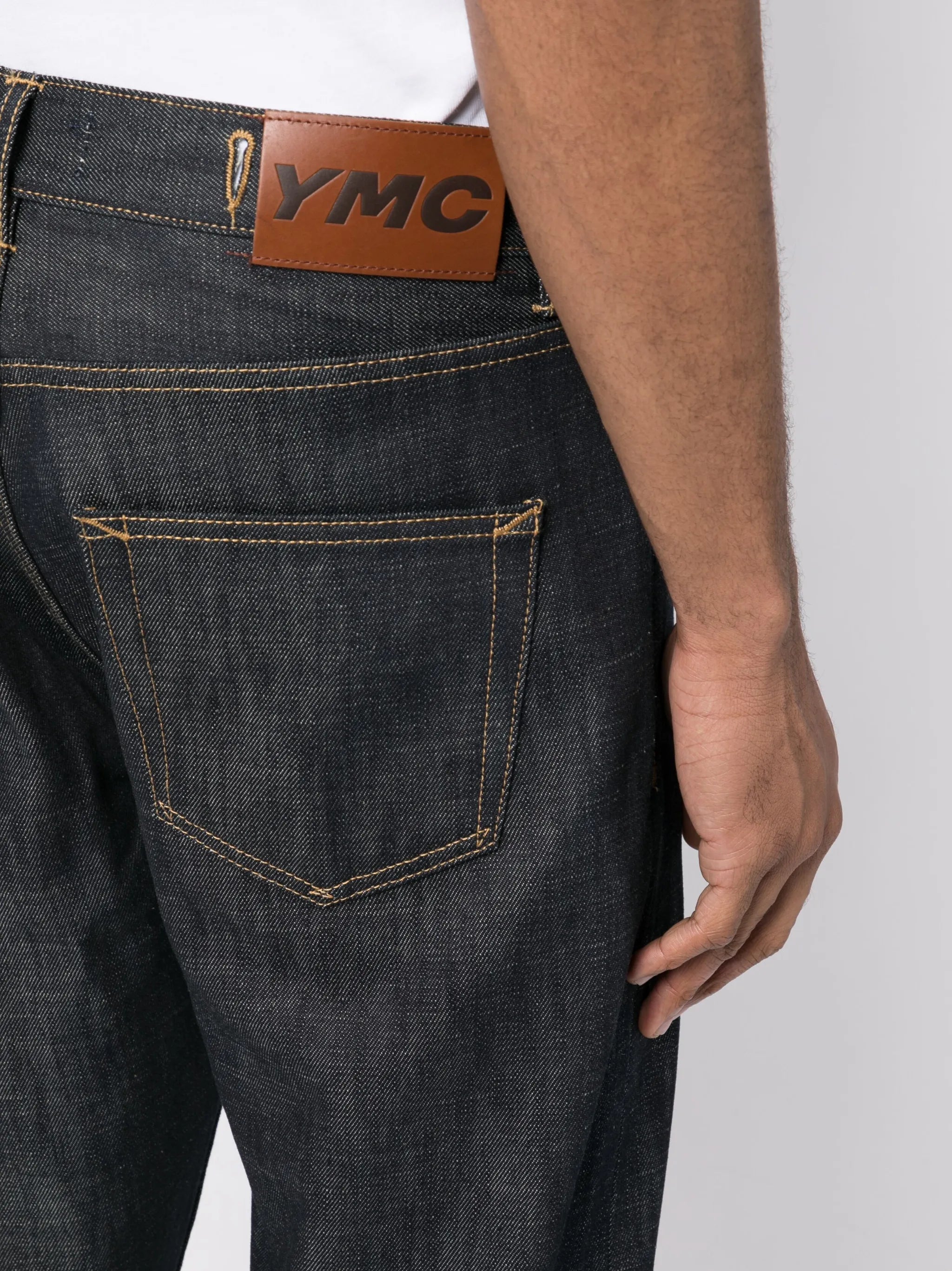 Tearaway tapered jeans
