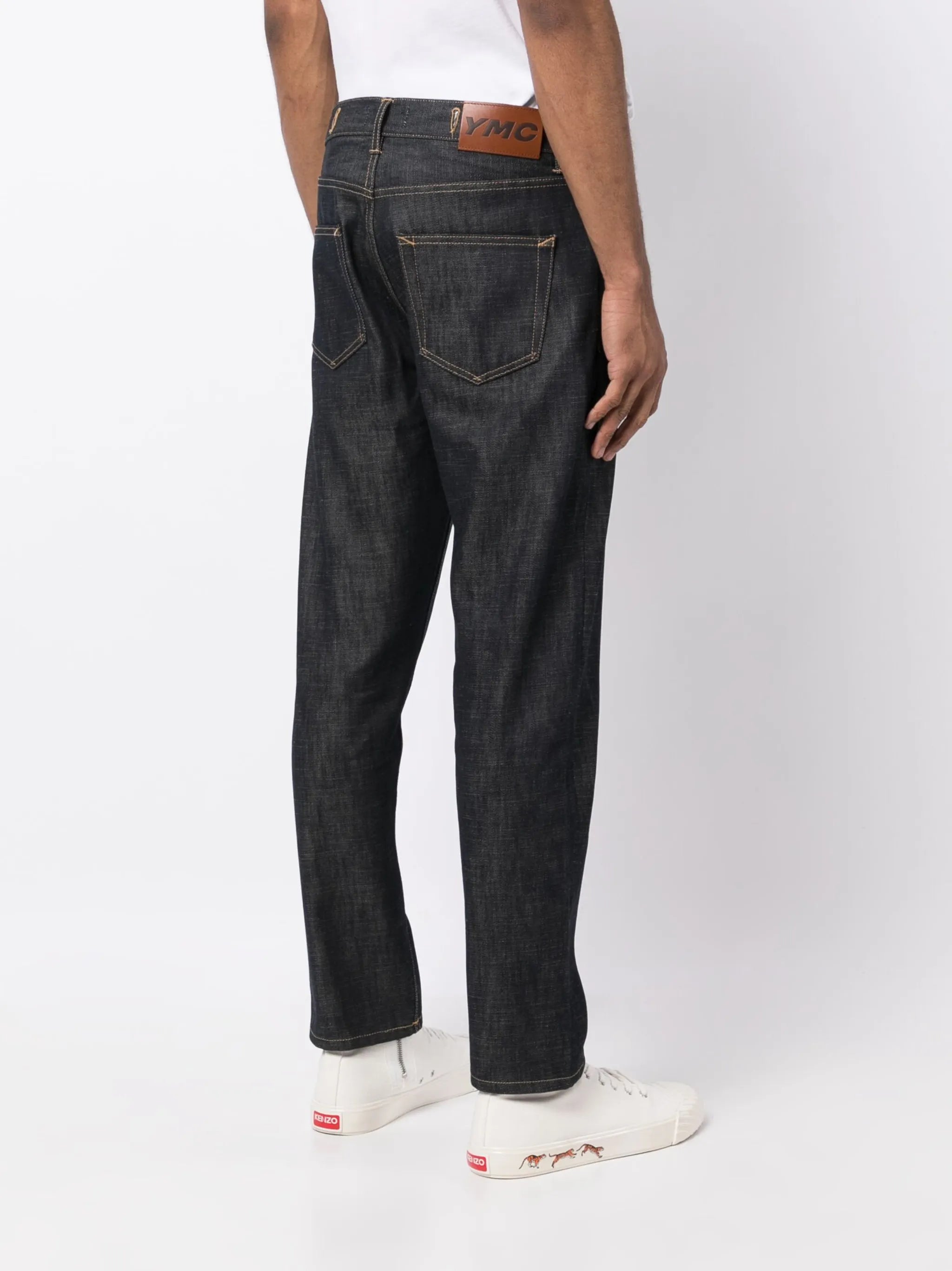 Tearaway tapered jeans
