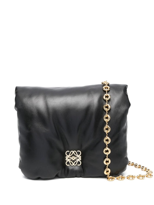 Anagram plaque shoulder bag