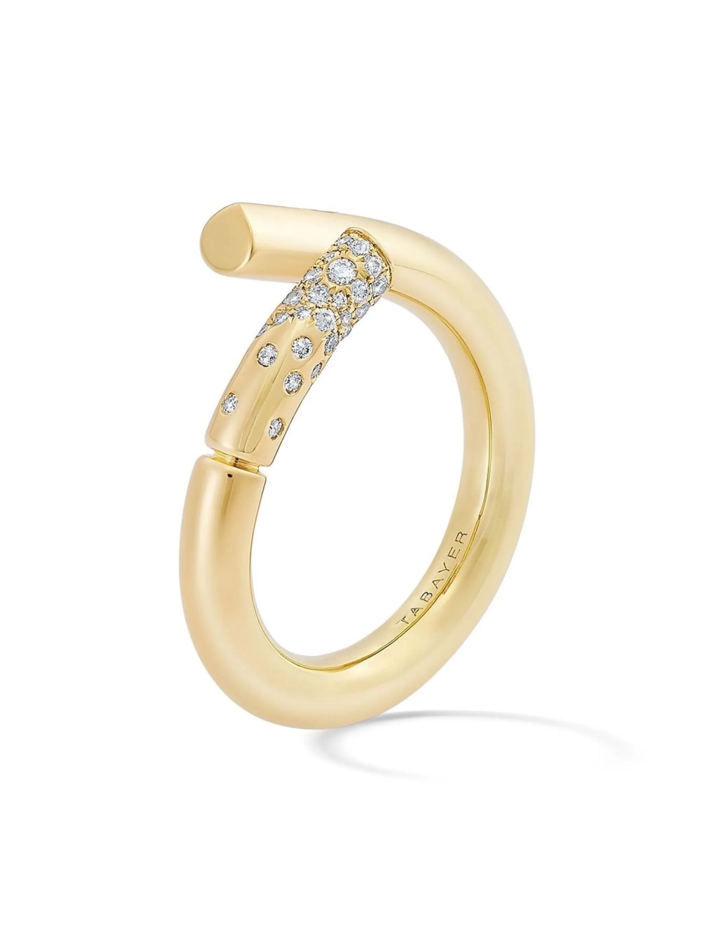 18kt yellow gold Oera diamond ring