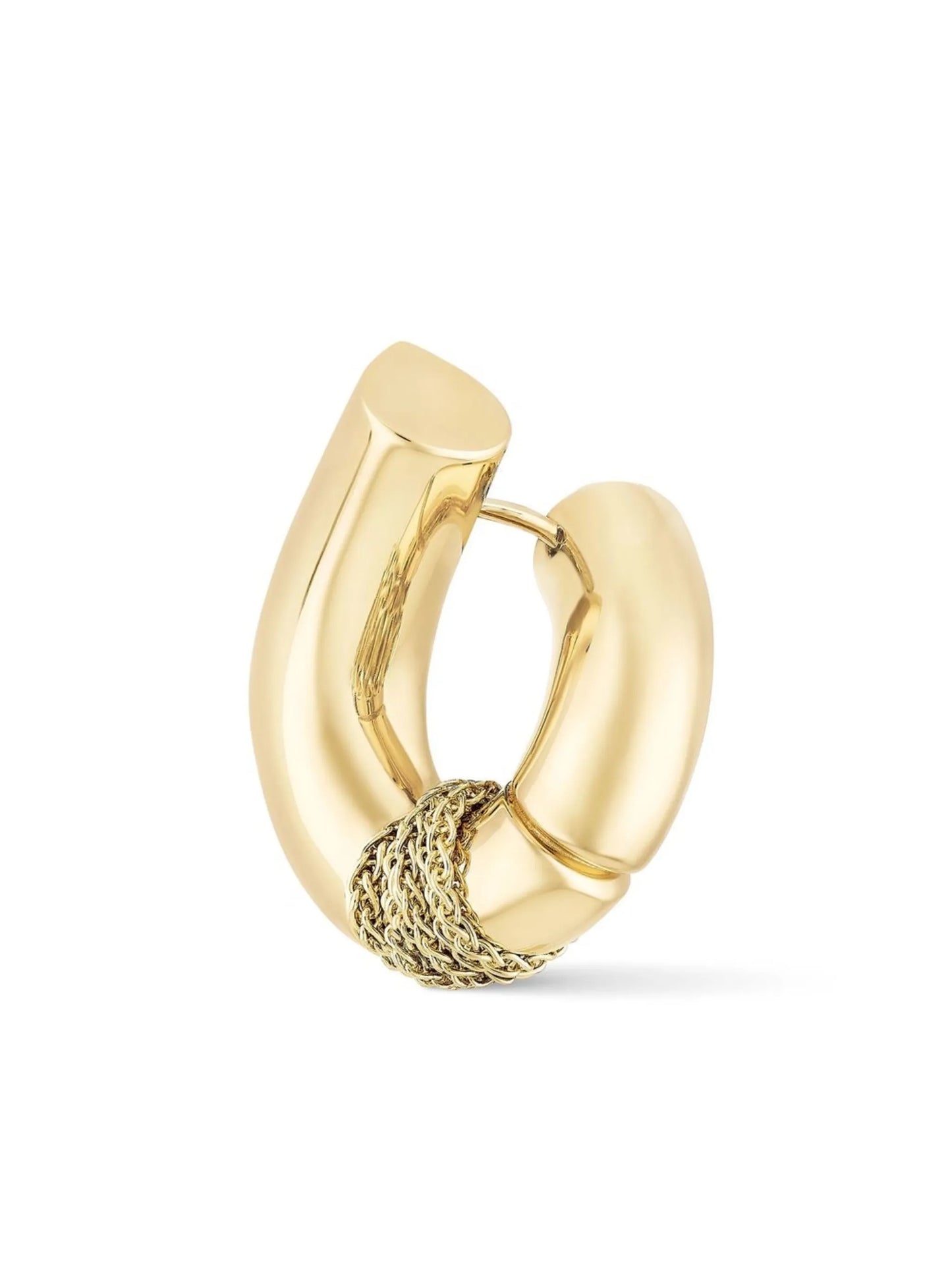 18kt yellow gold Oera chain-detail drop earrings