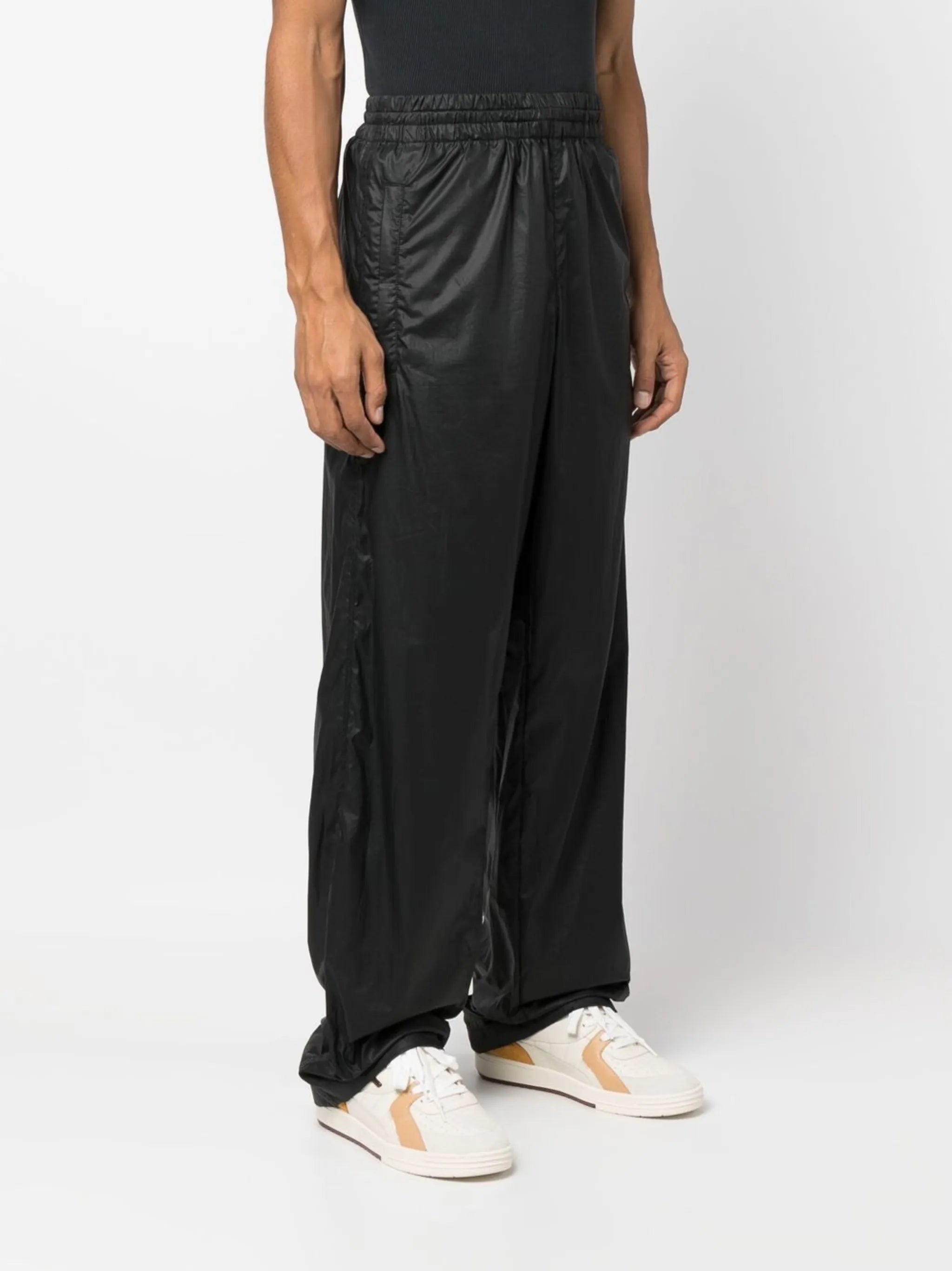 elasticated-waist track pants