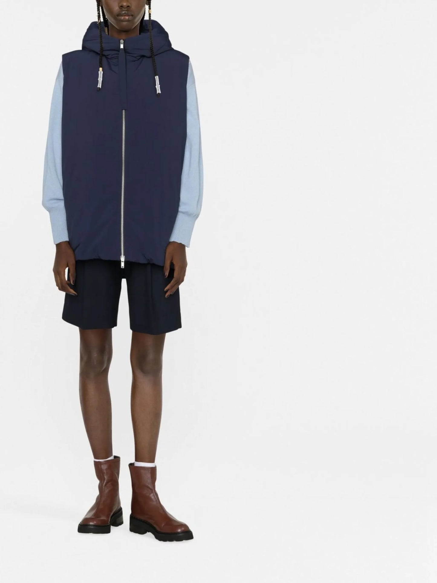 oversized padded gilet