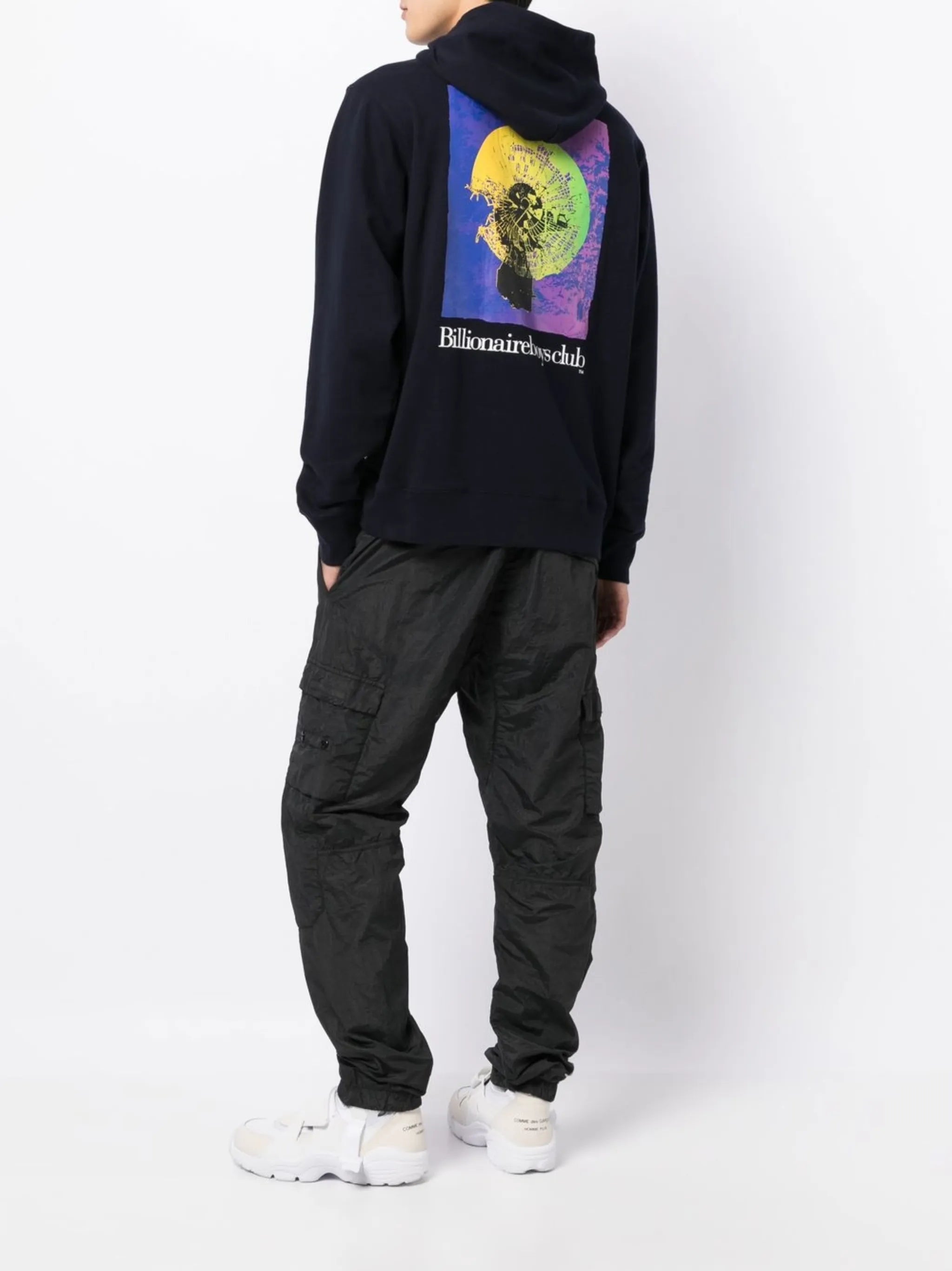 logo pullover hoodie
