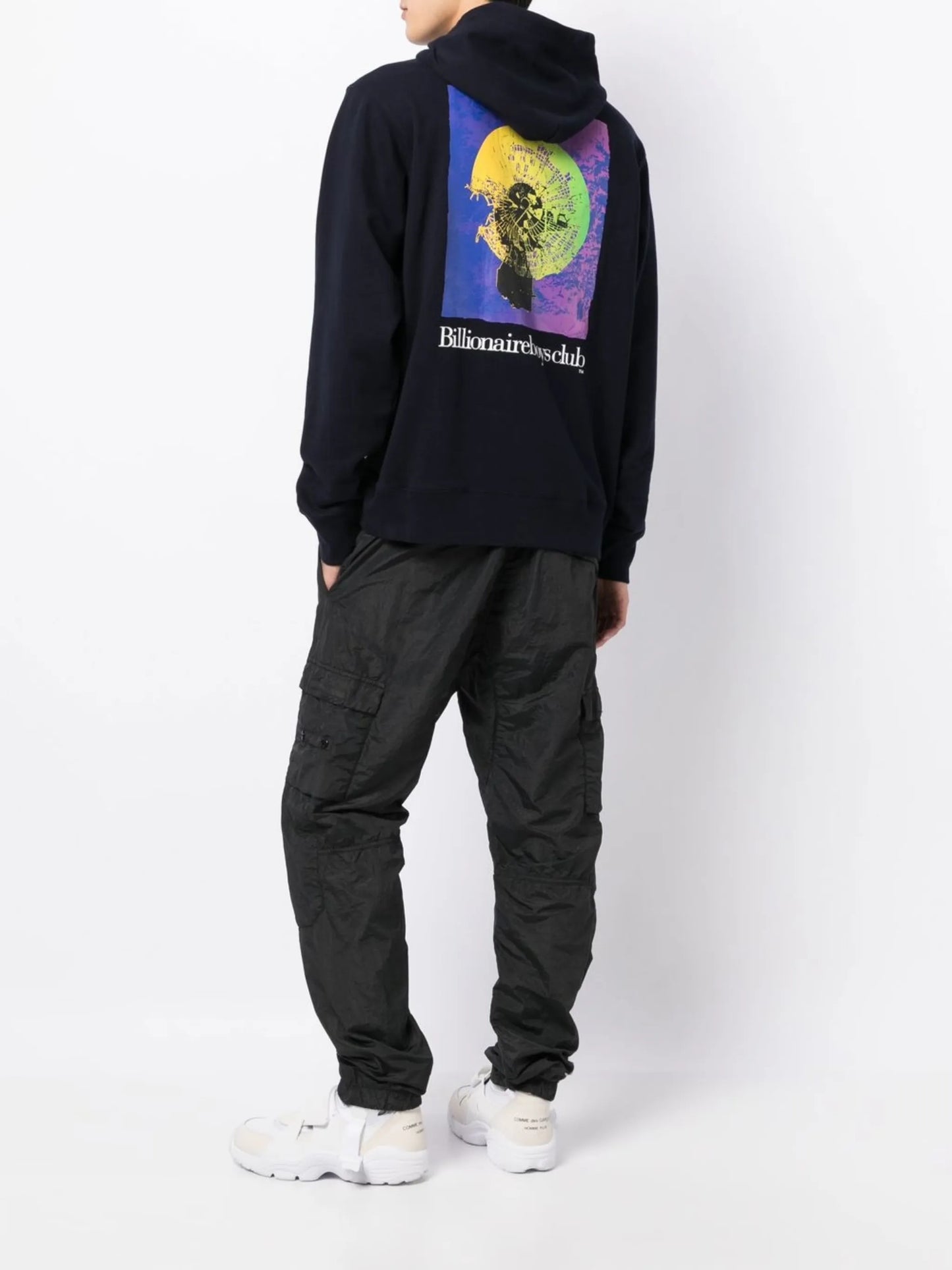 logo pullover hoodie