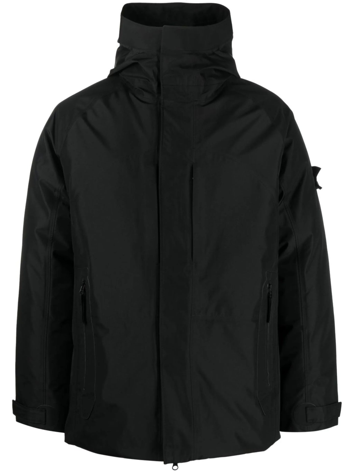 Compass hooded puffer jacket