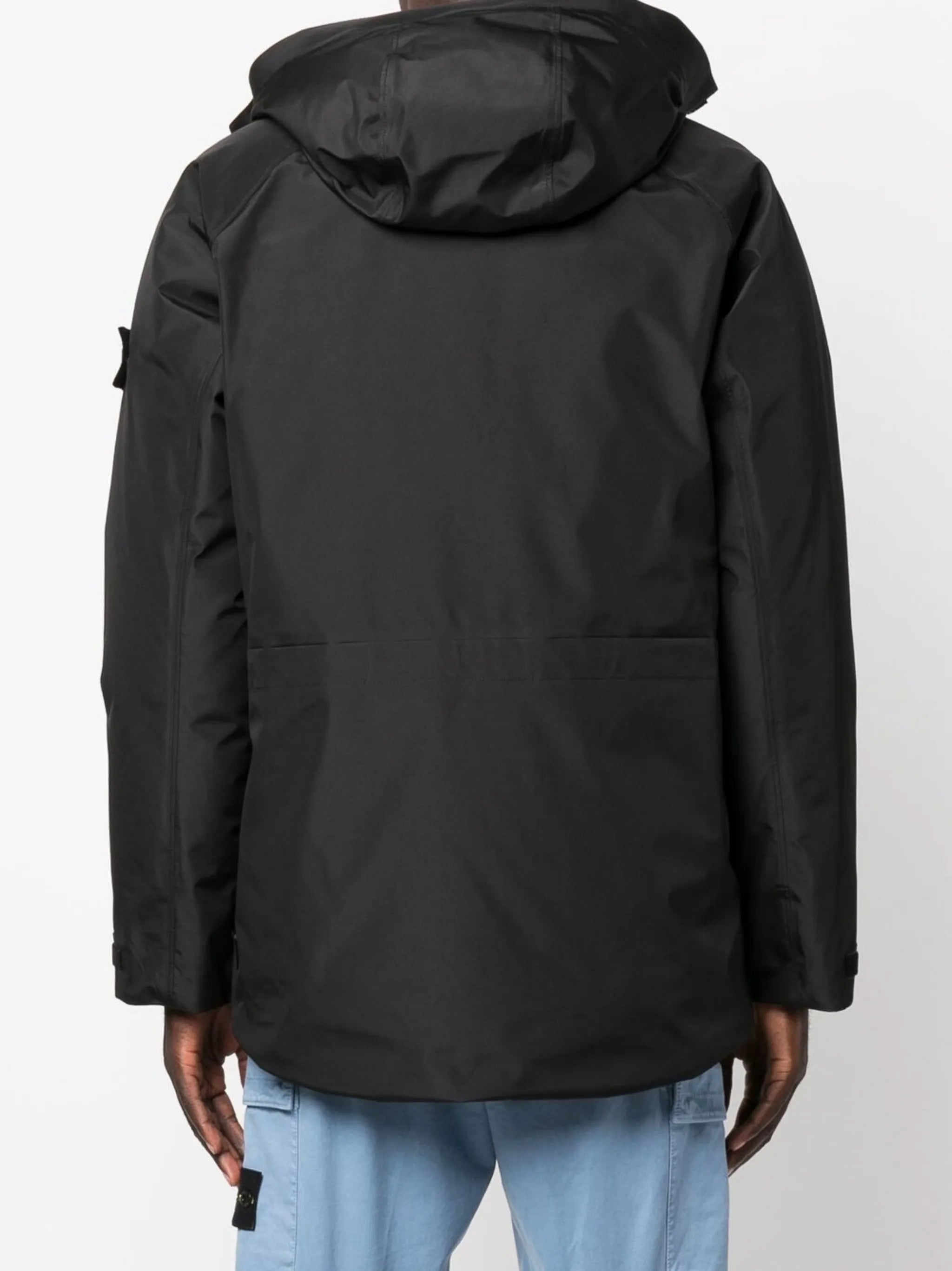 Compass hooded puffer jacket