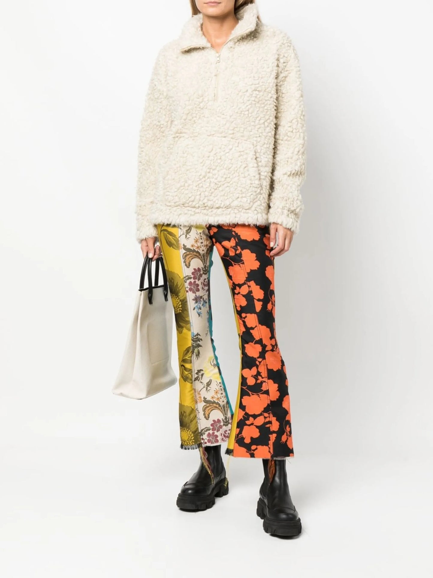 half-zip fleece jumper