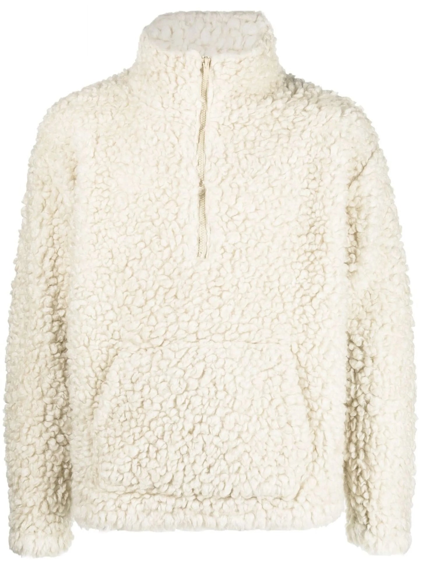 half-zip fleece jumper