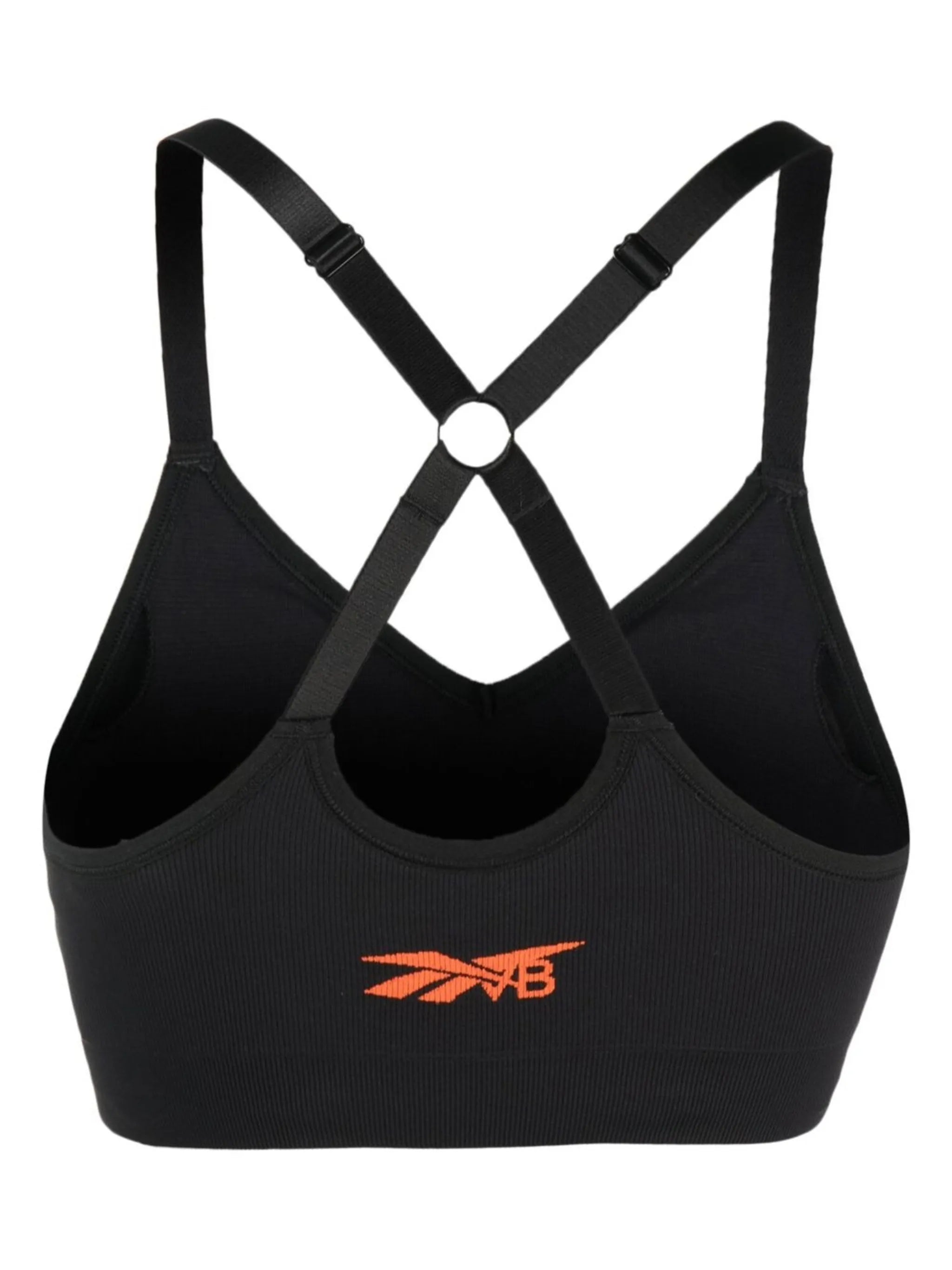 logo-print Workout bra