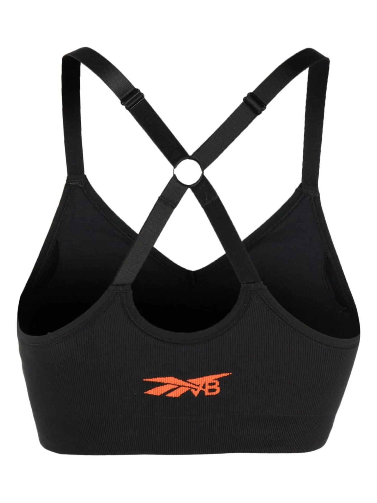 logo-print Workout bra