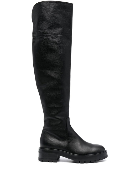 Whitney knee-high leather boots