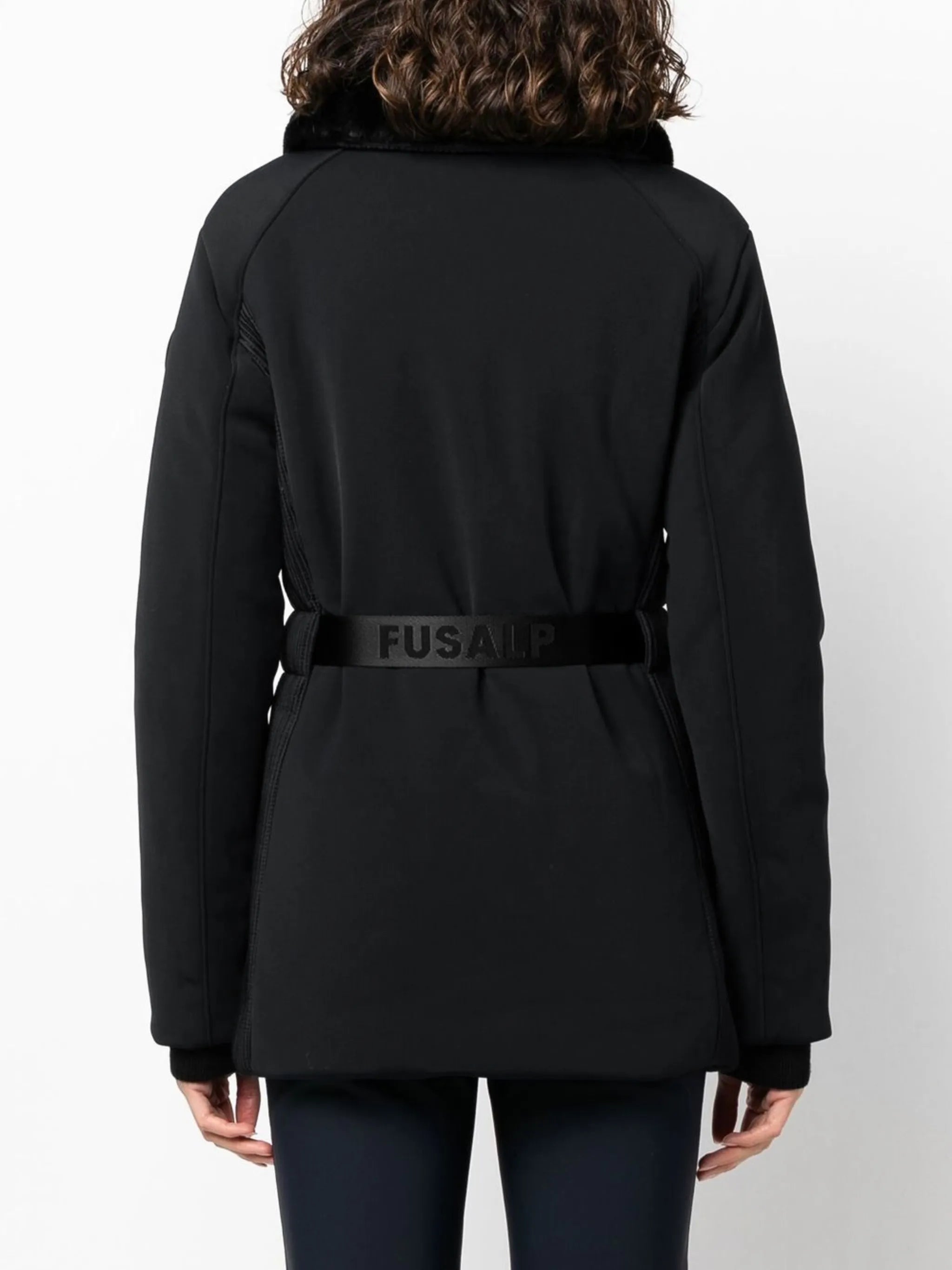 Clea belted ski jacket