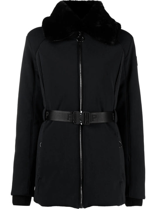 Clea belted ski jacket