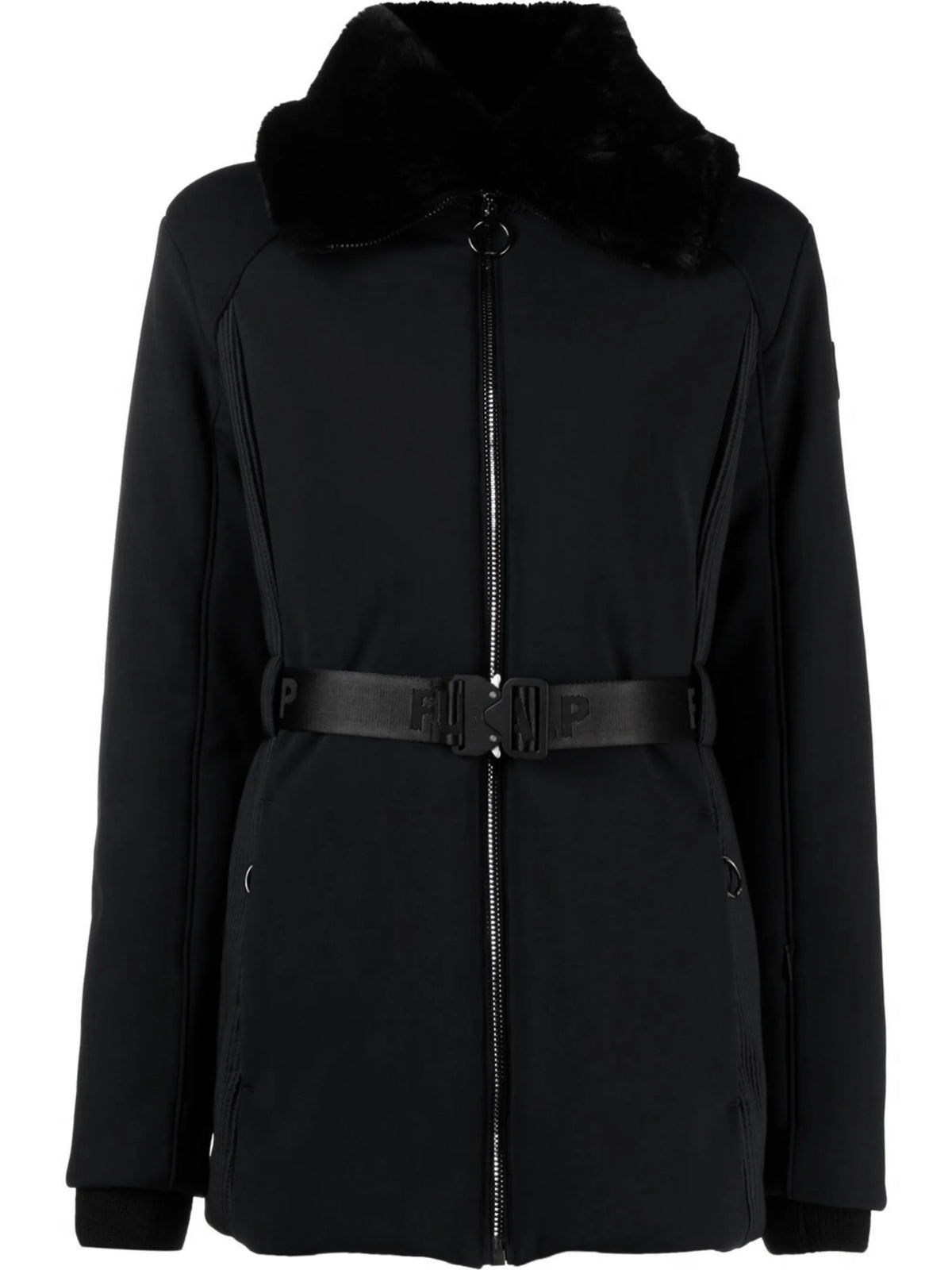 Clea belted ski jacket