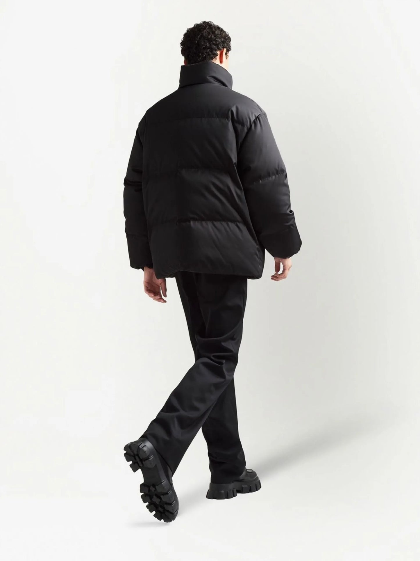 Re-Nylon reversible down jacket