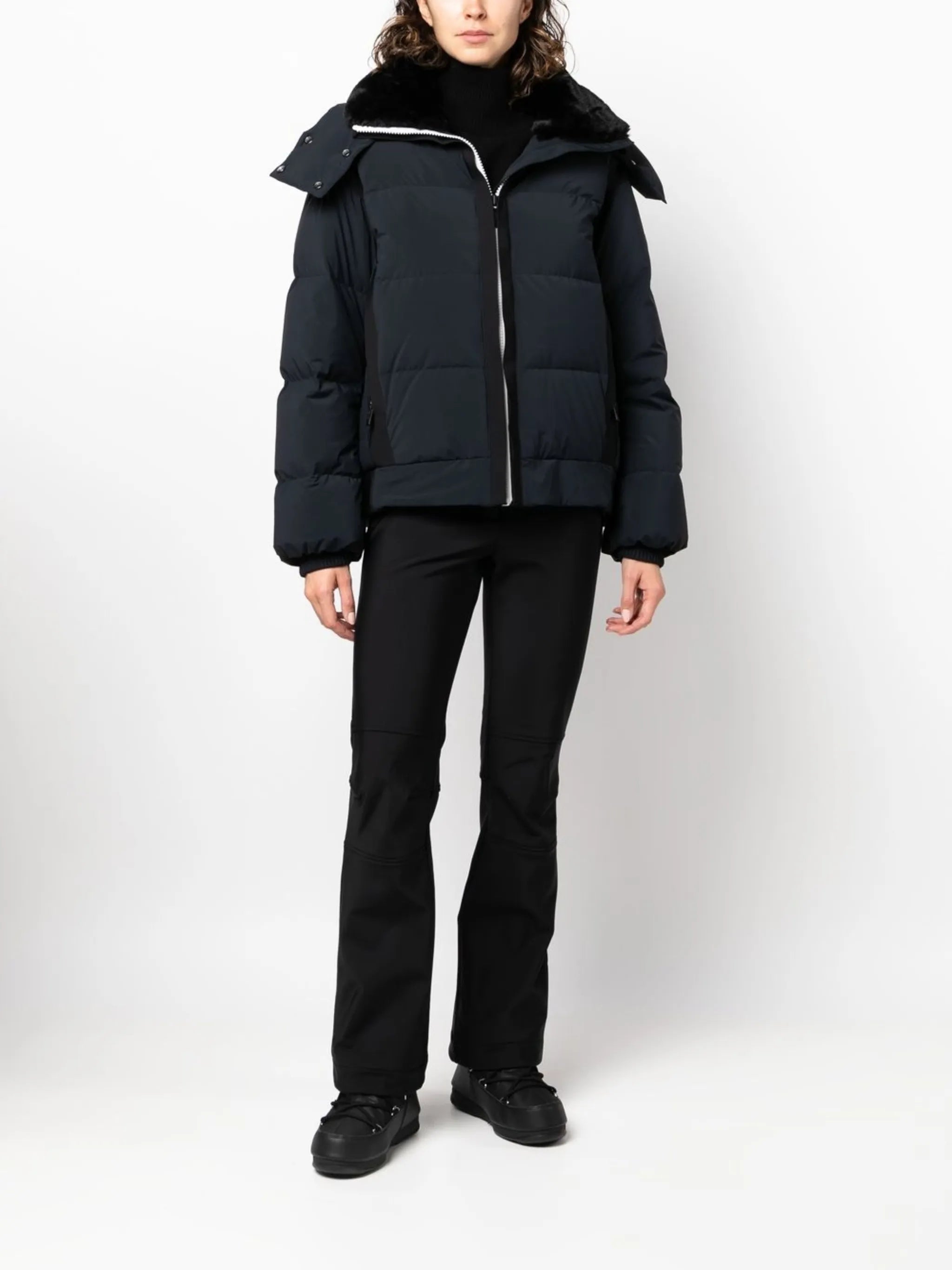 Dolores belted ski jacket