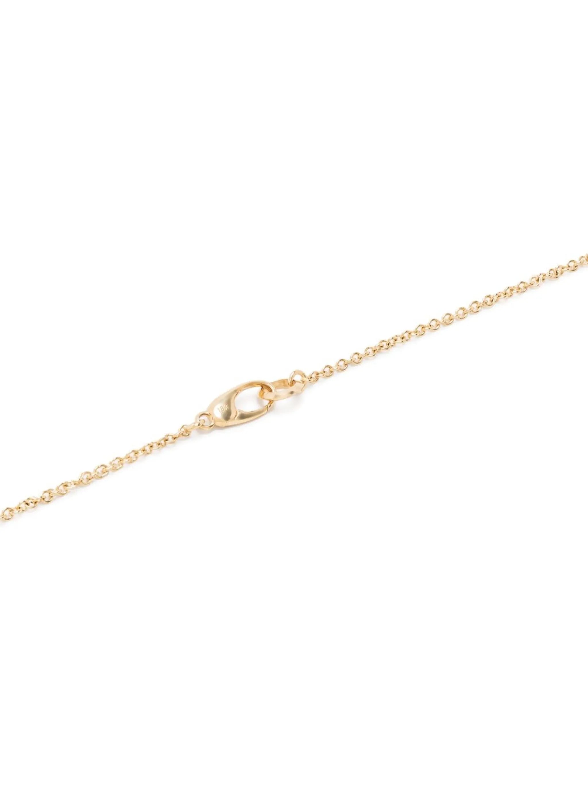 18kt yellow gold Éclat diamond tennis necklace