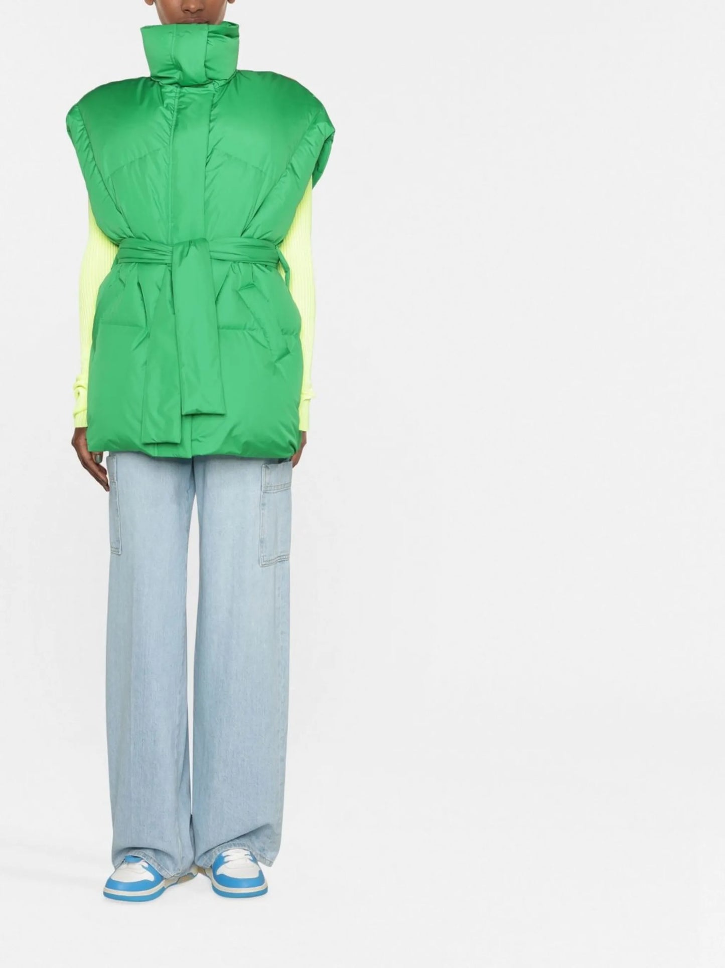 quilted padded gilet