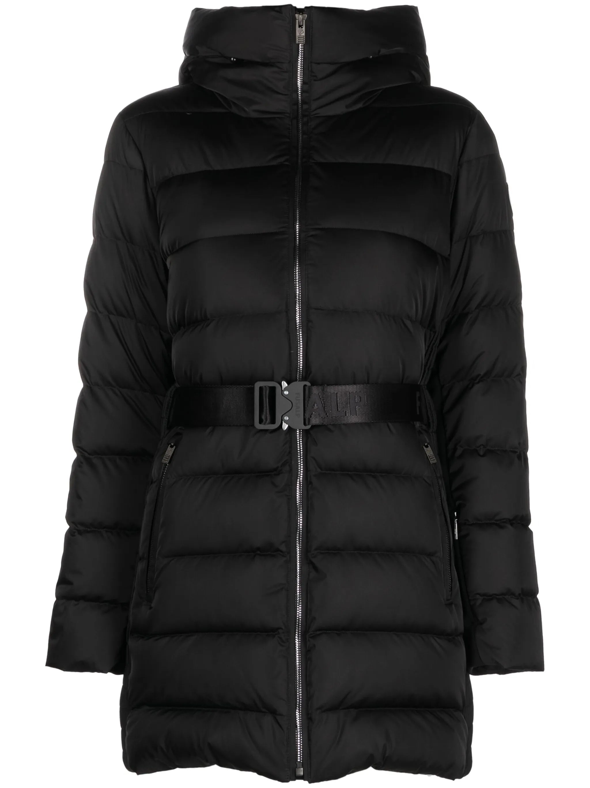 Rejina belted ski jacket