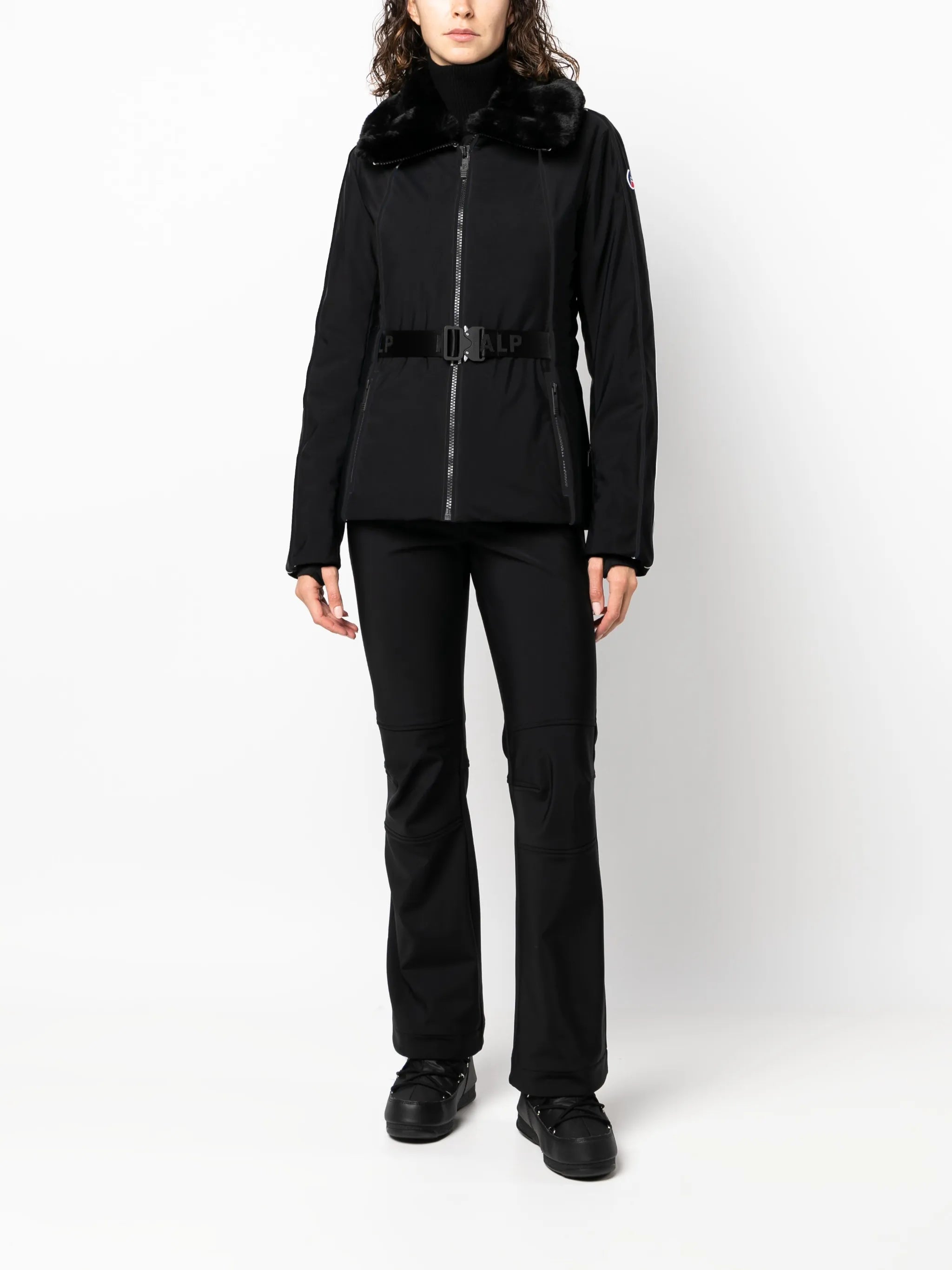 Angela II belted ski jacket