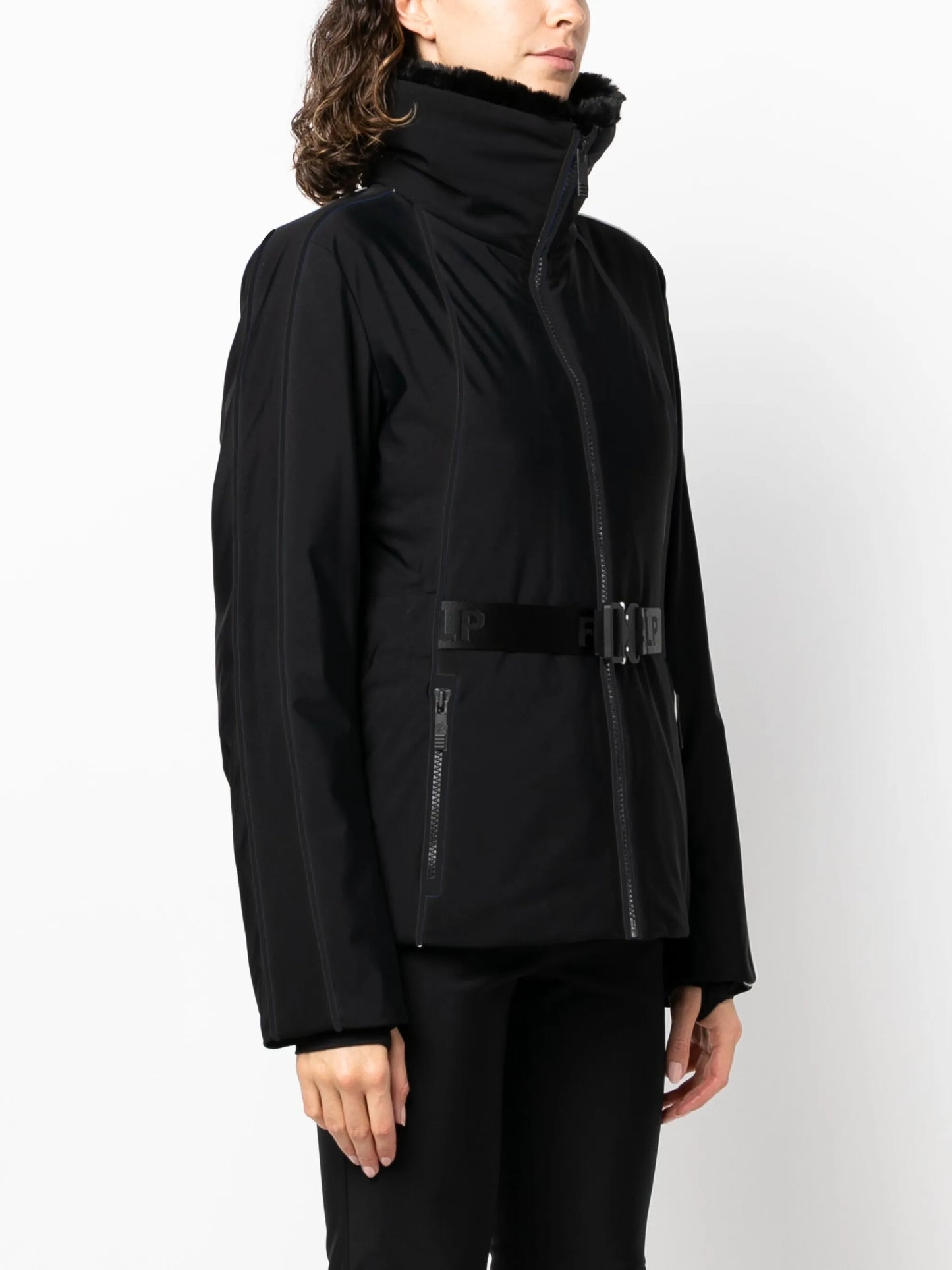 Angela II belted ski jacket