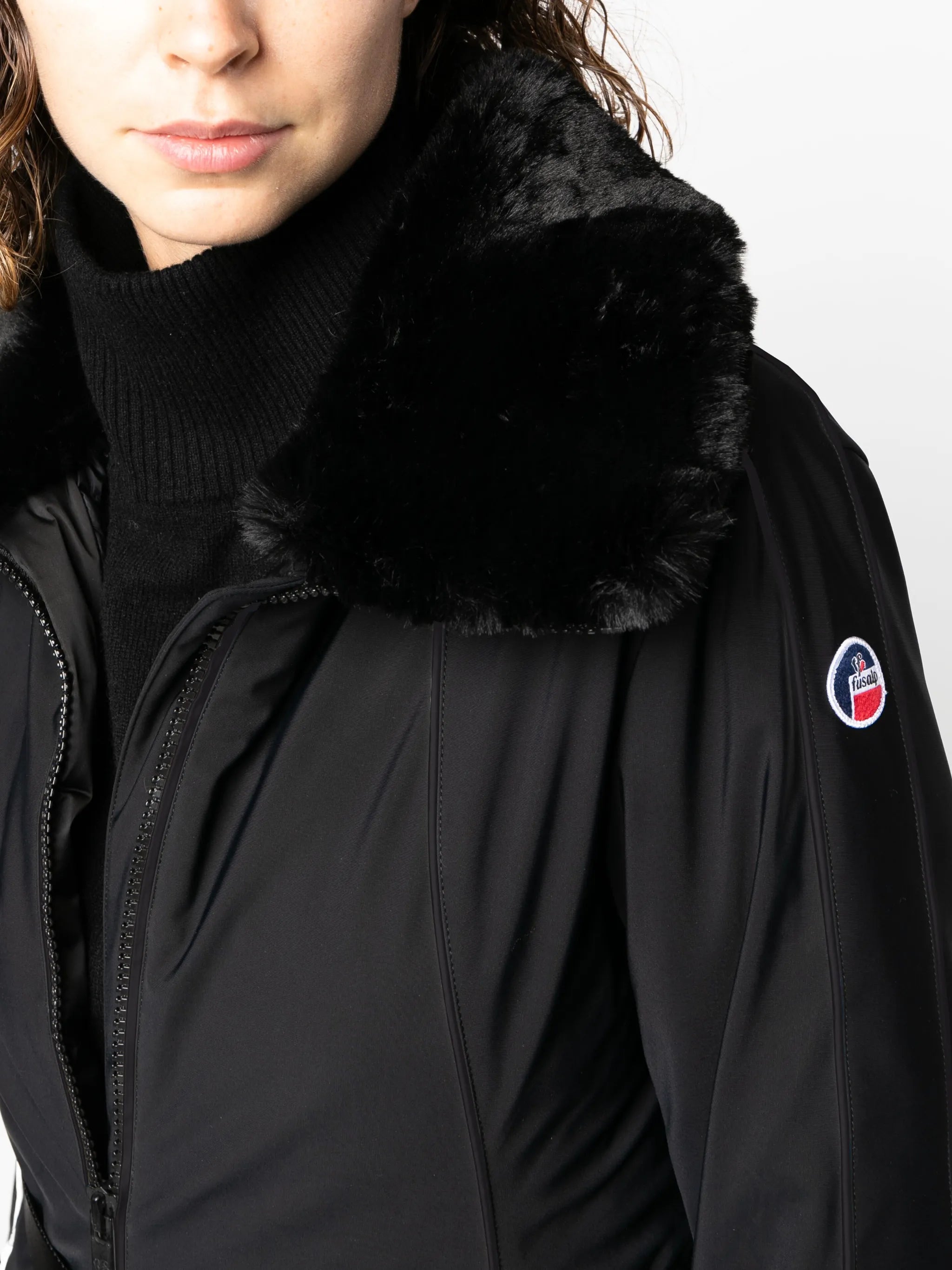 Angela II belted ski jacket