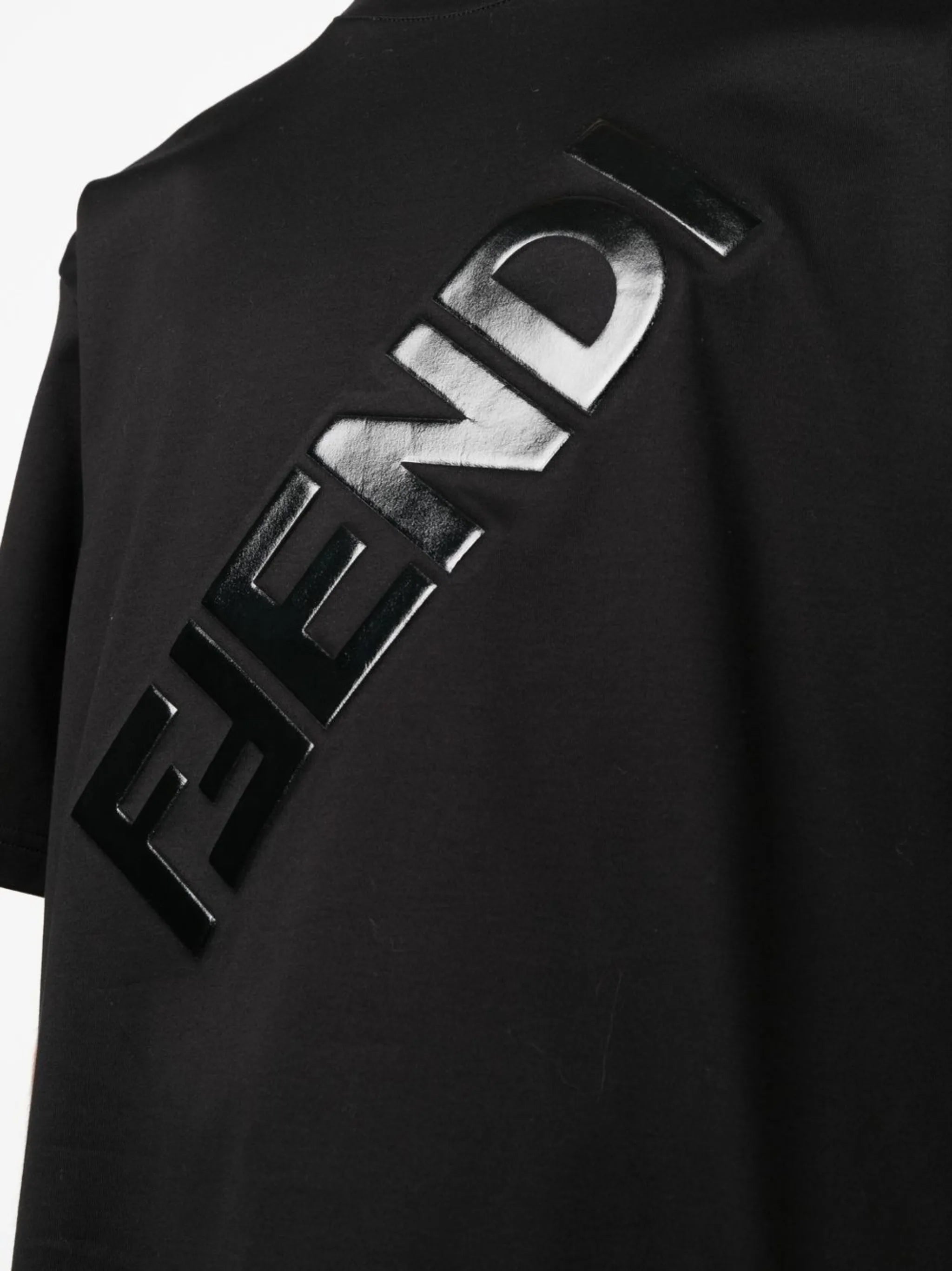 embossed-logo T-shirt