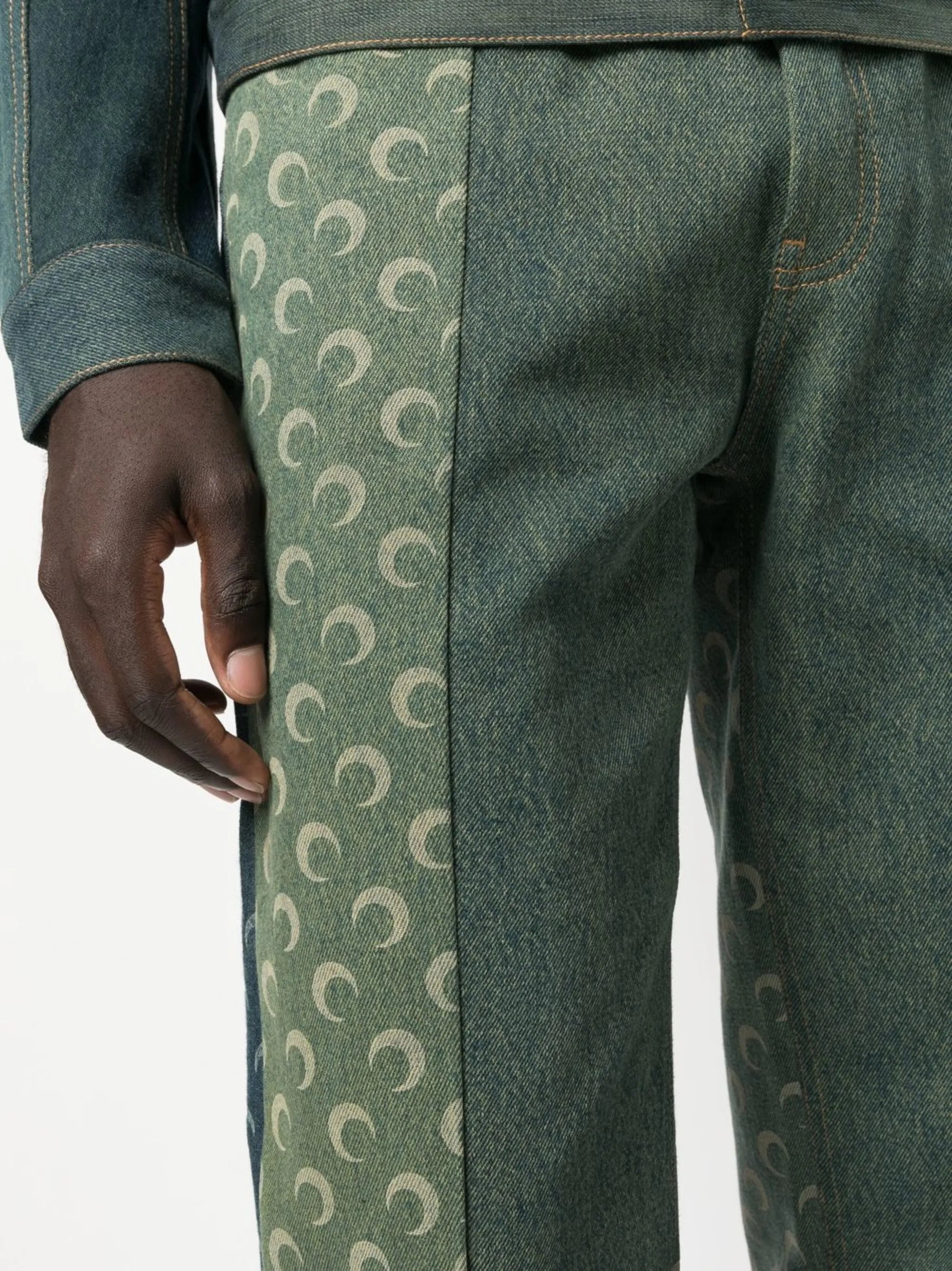 logo-print straight-leg jeans