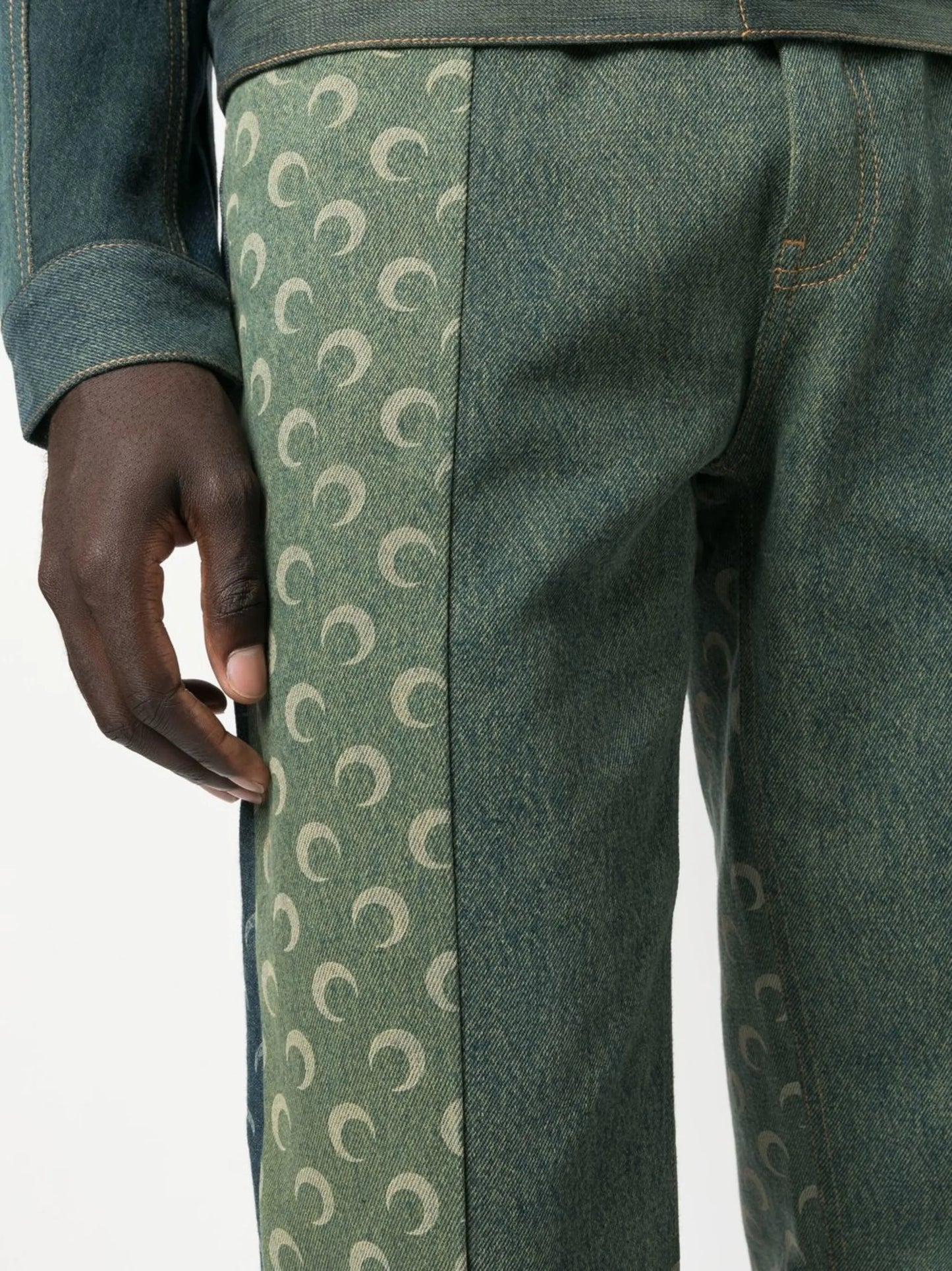 logo-print straight-leg jeans