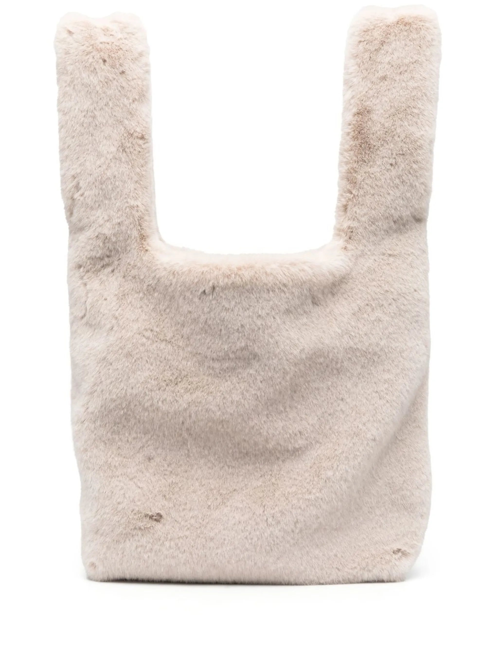 Mano Market faux-fur tote