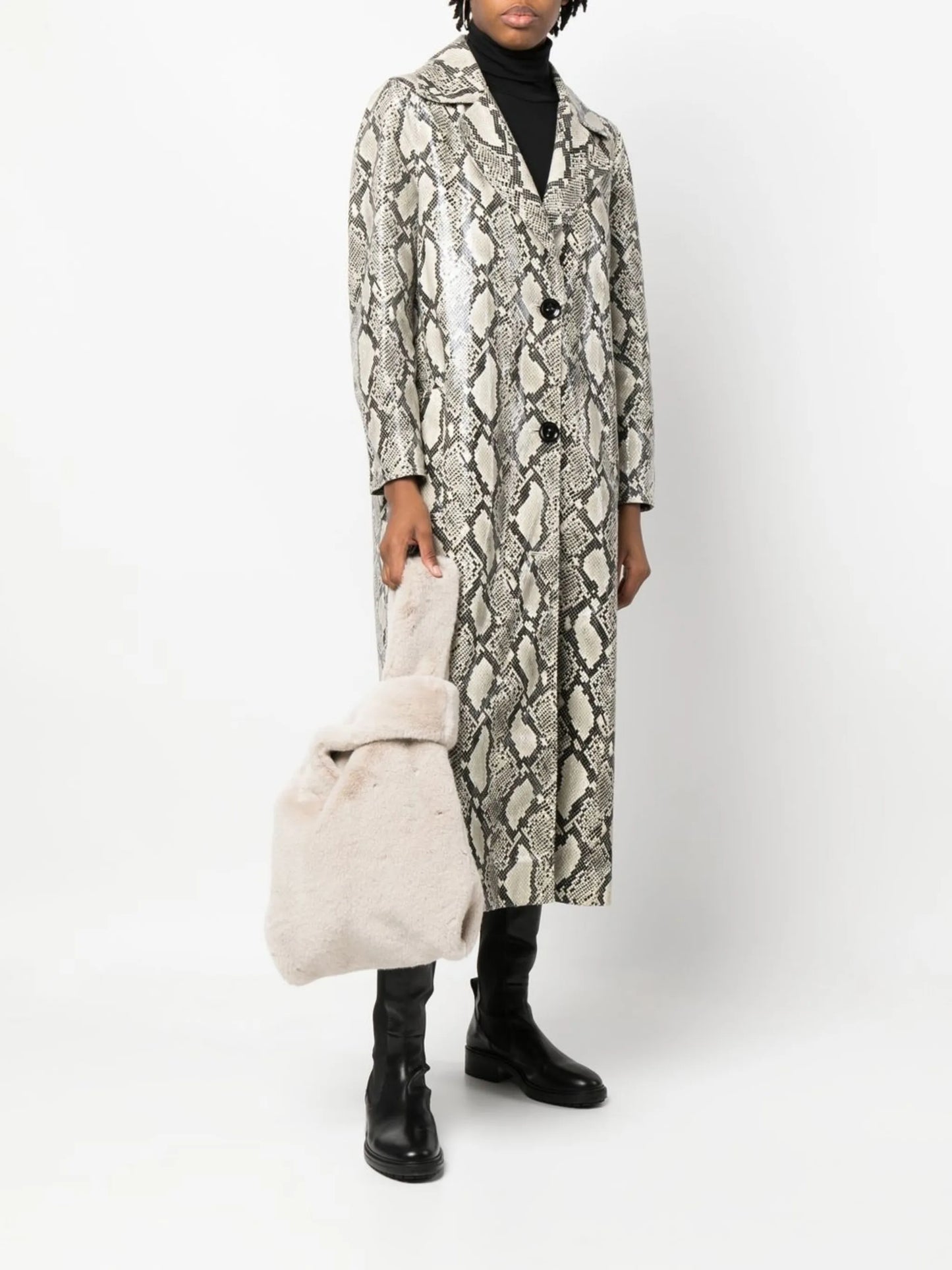 Mano Market faux-fur tote
