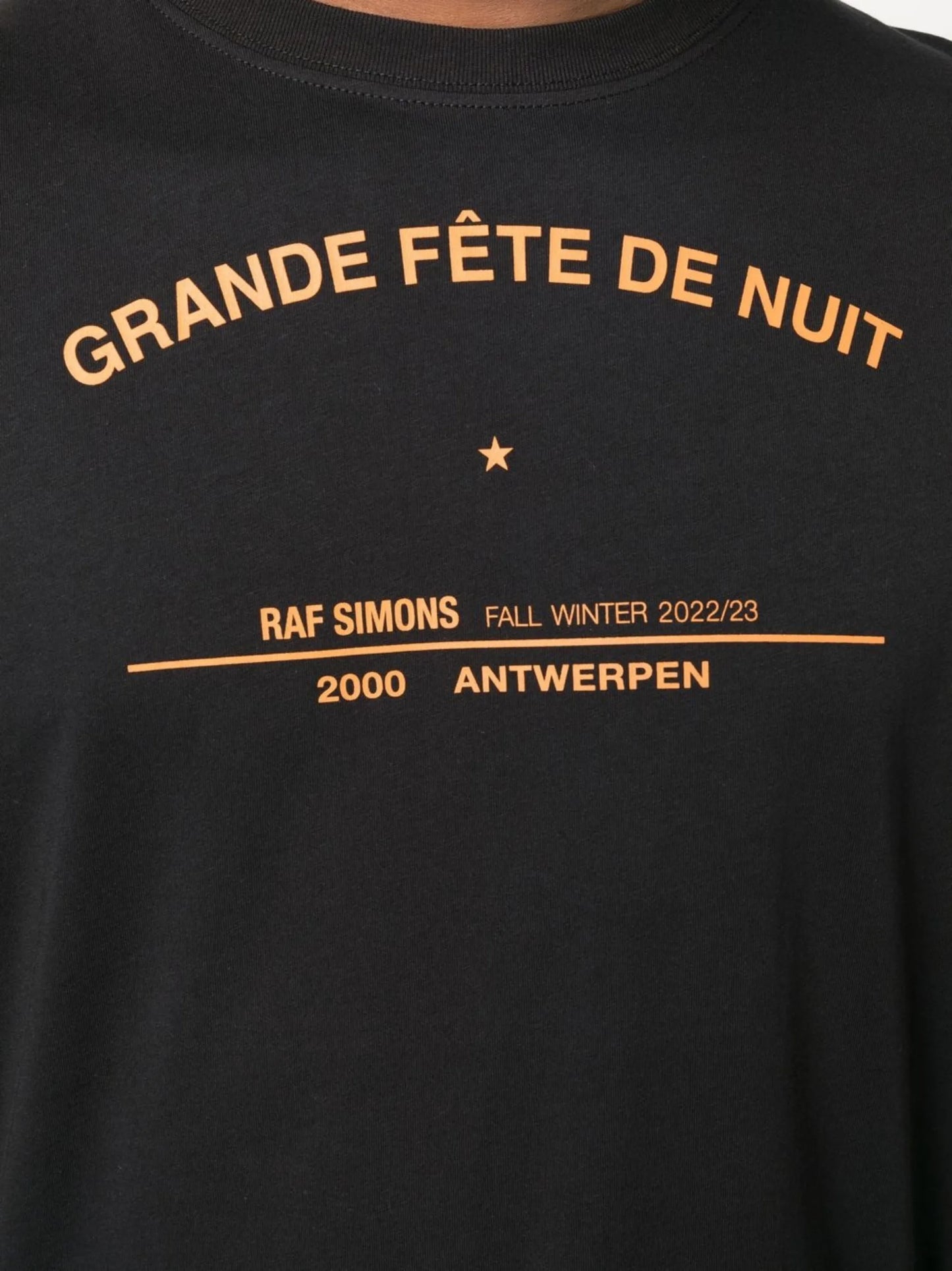 slogan-print crew-neck T-shirt